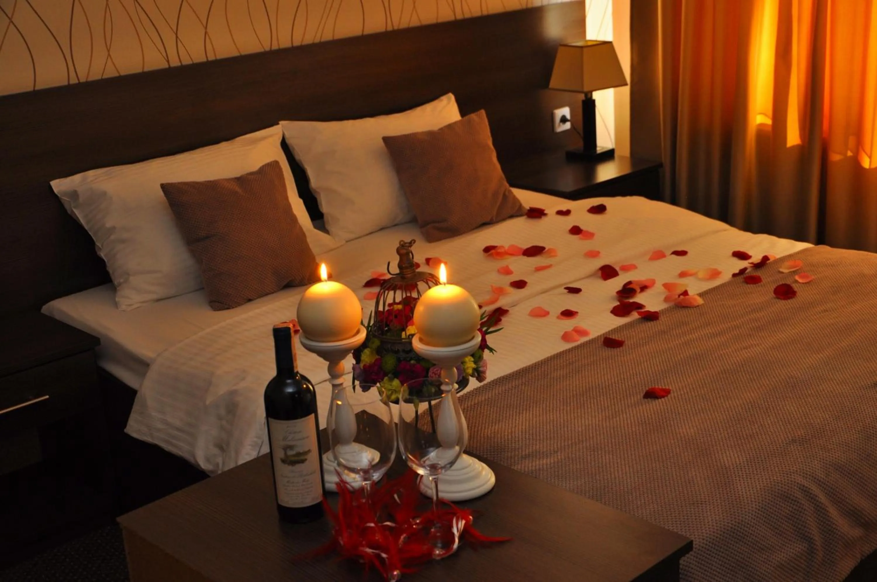 Bed in Aviator Hotel Restauracja & SPA