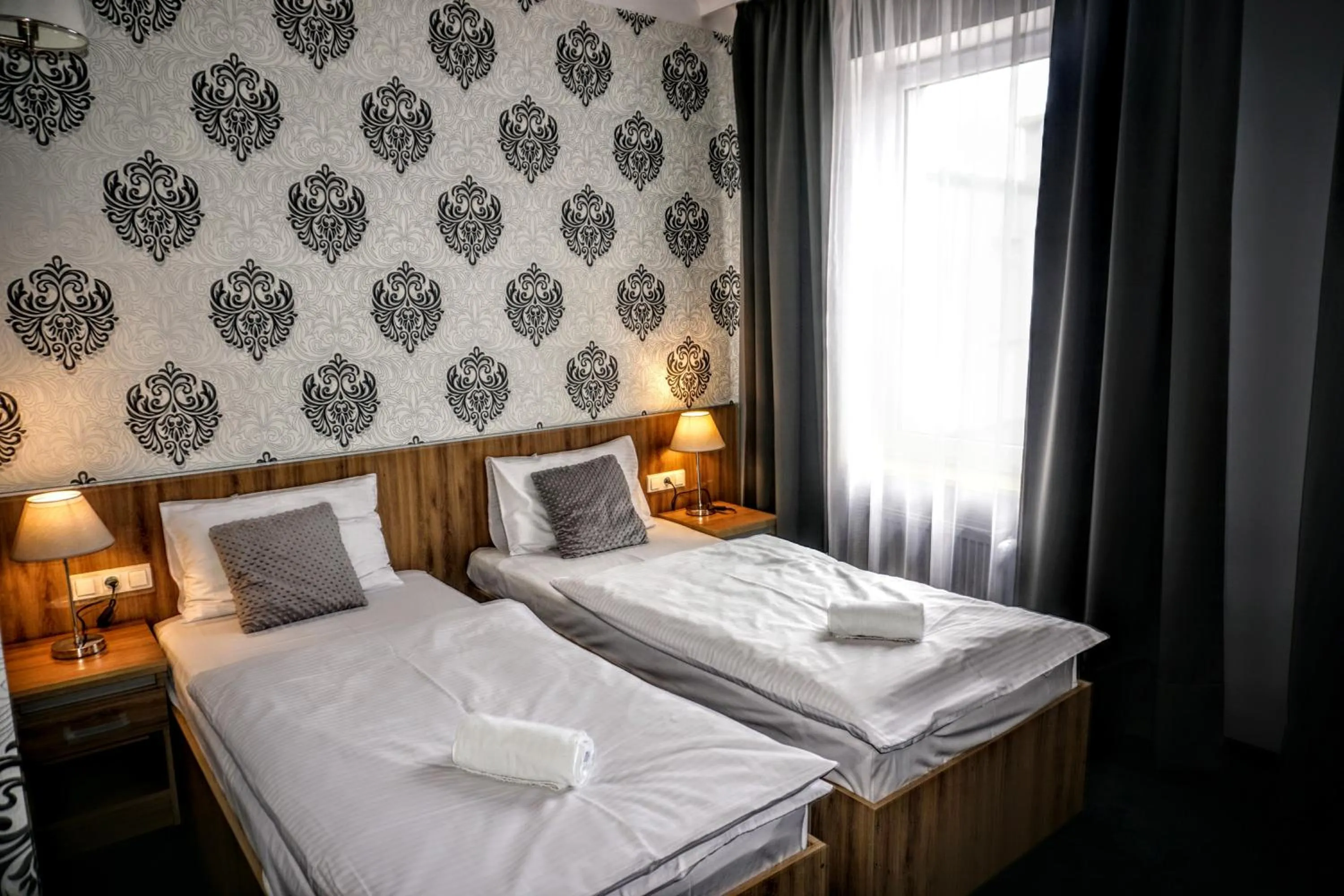 Bed in Aviator Hotel Restauracja & SPA