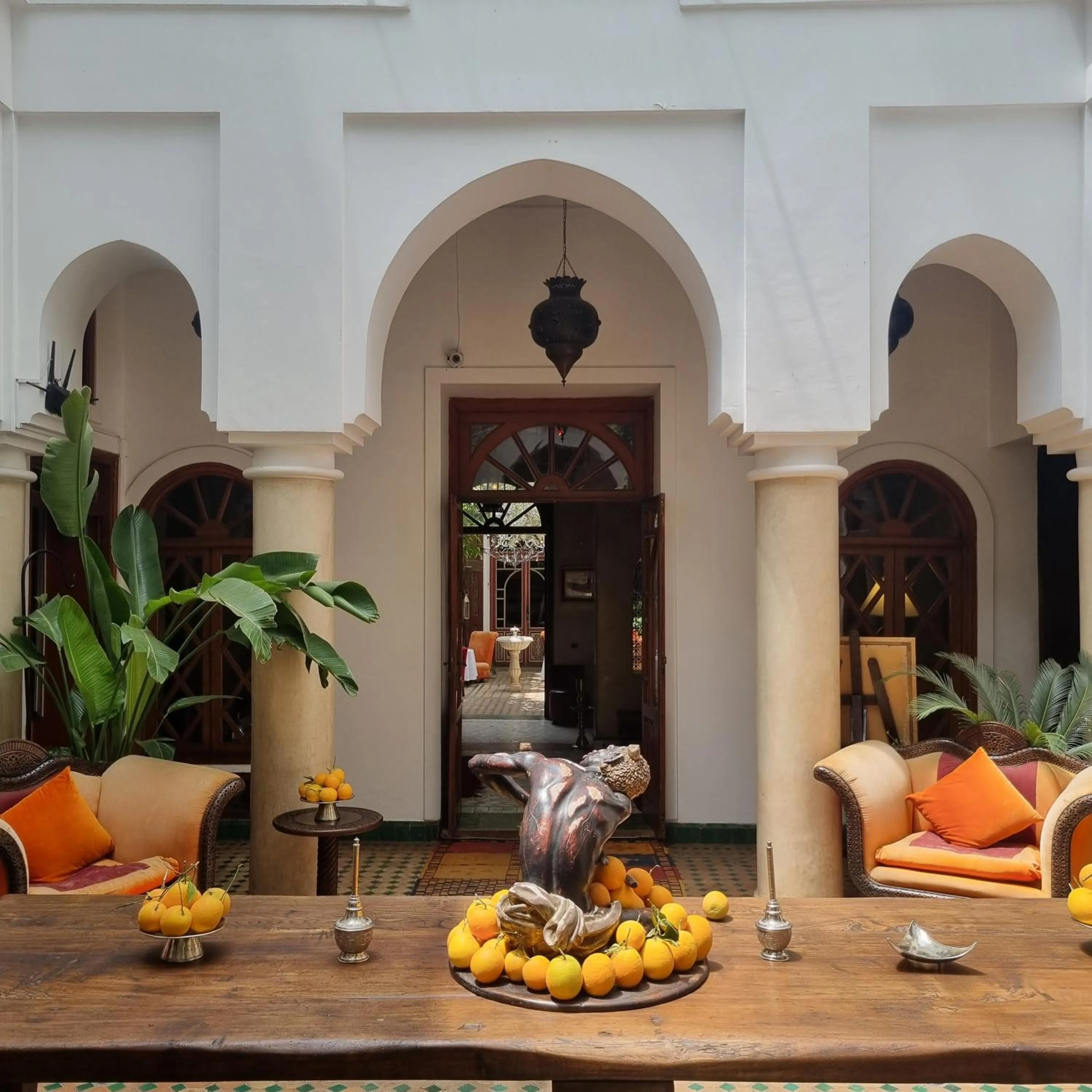 Living room in Riad Ayadina & SPA