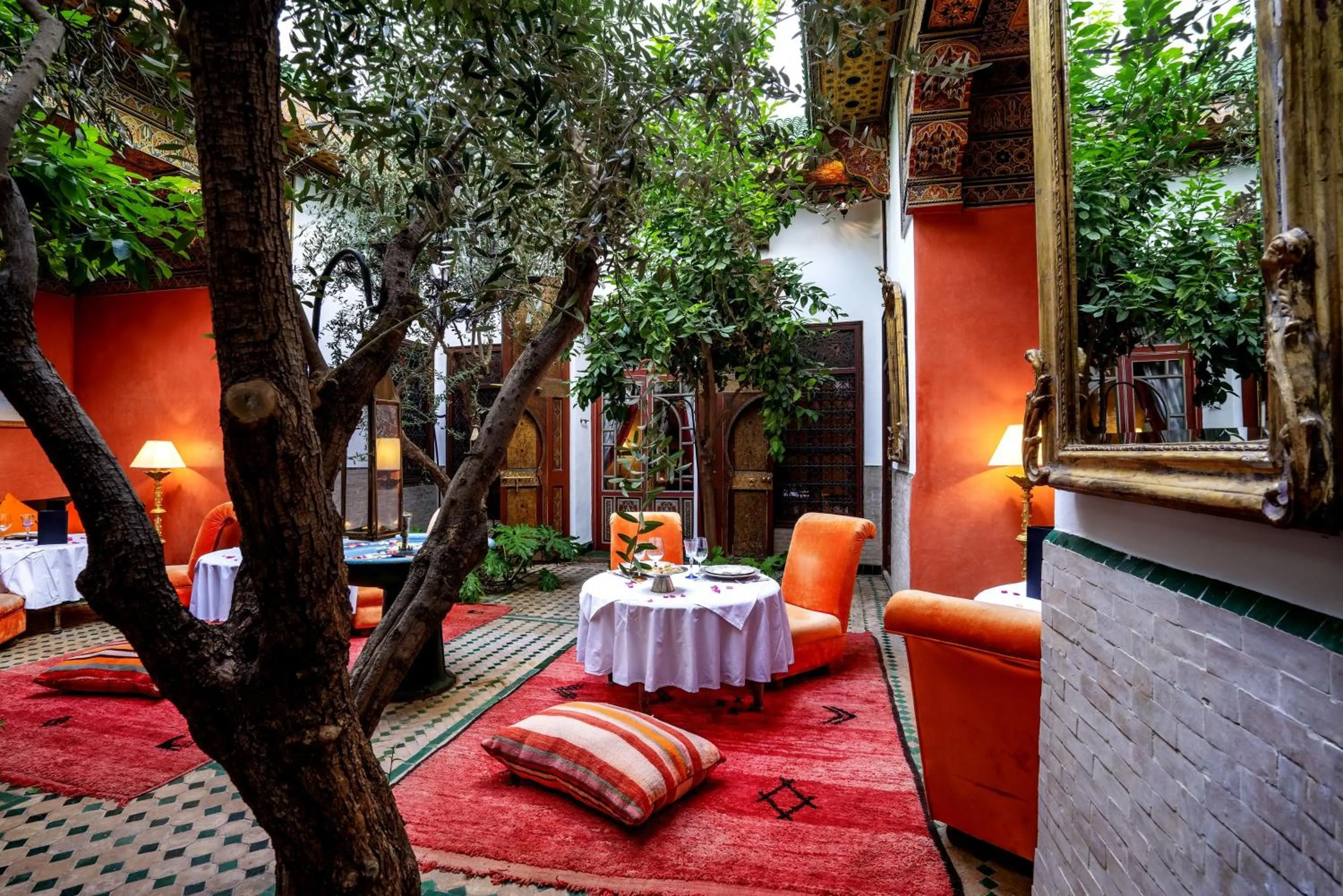 Balcony/Terrace in Riad Ayadina & SPA