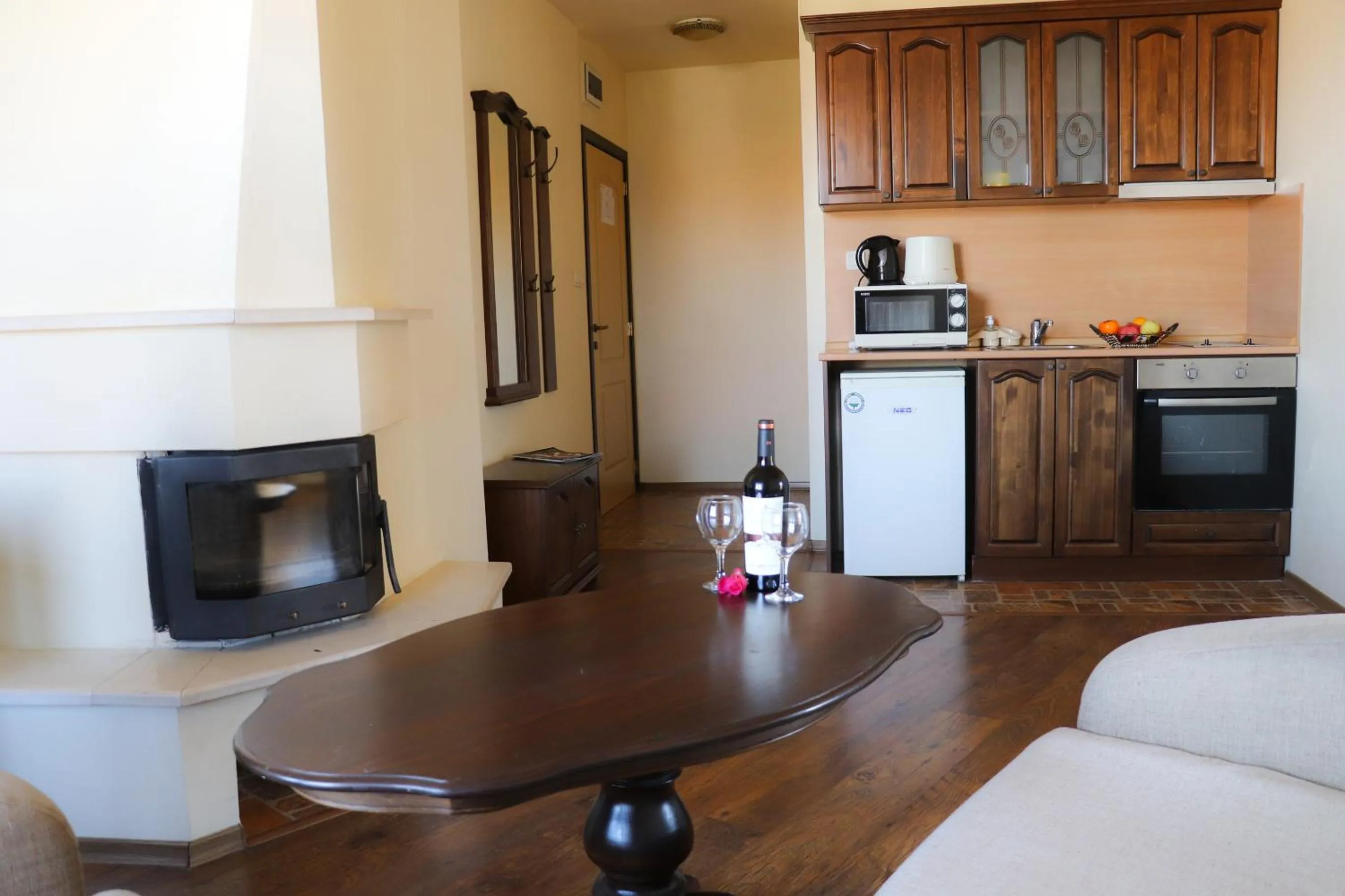 Bed in Family complex Mountain Romance Apartments