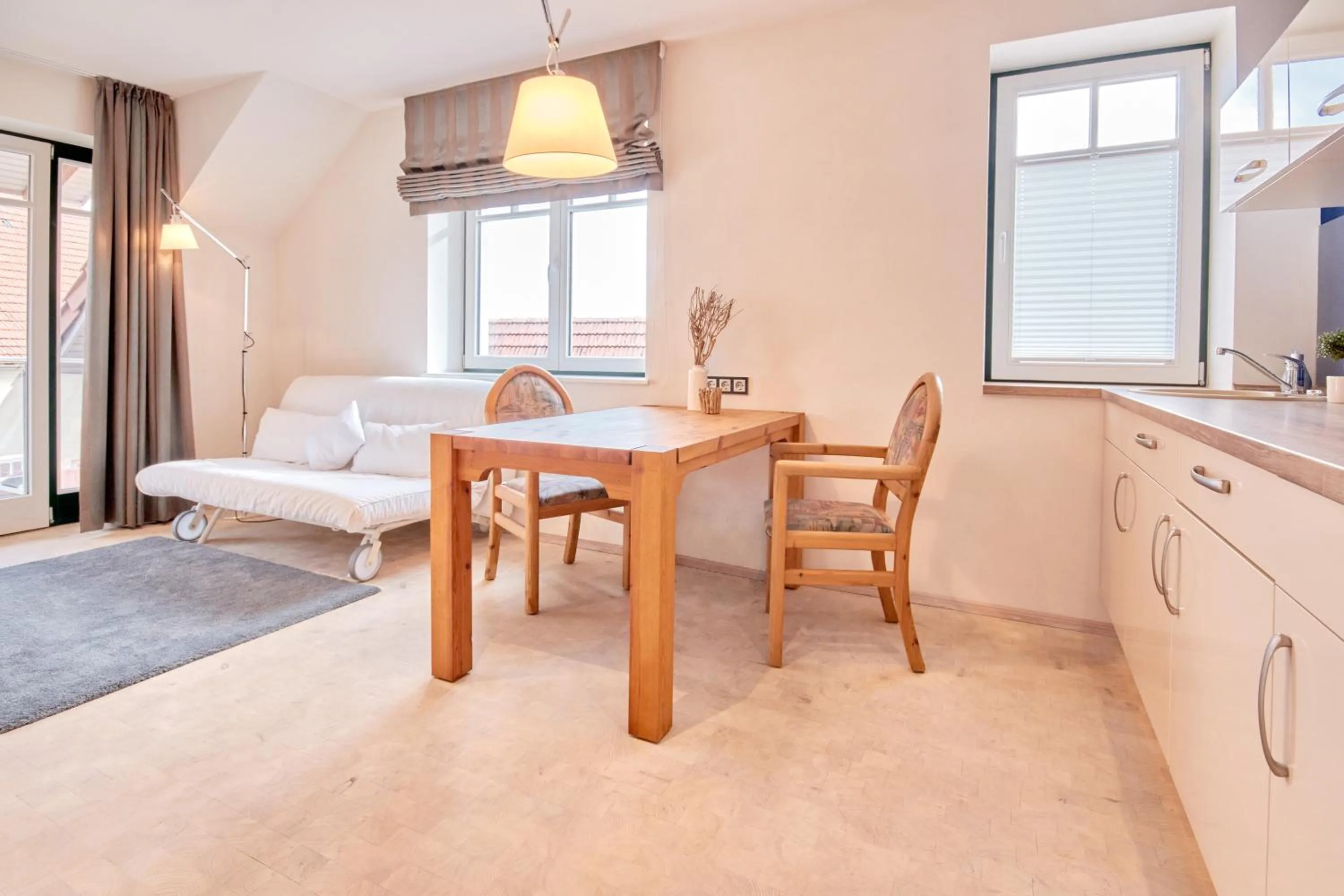 Living room, Bed in Hotel Am Steendamm