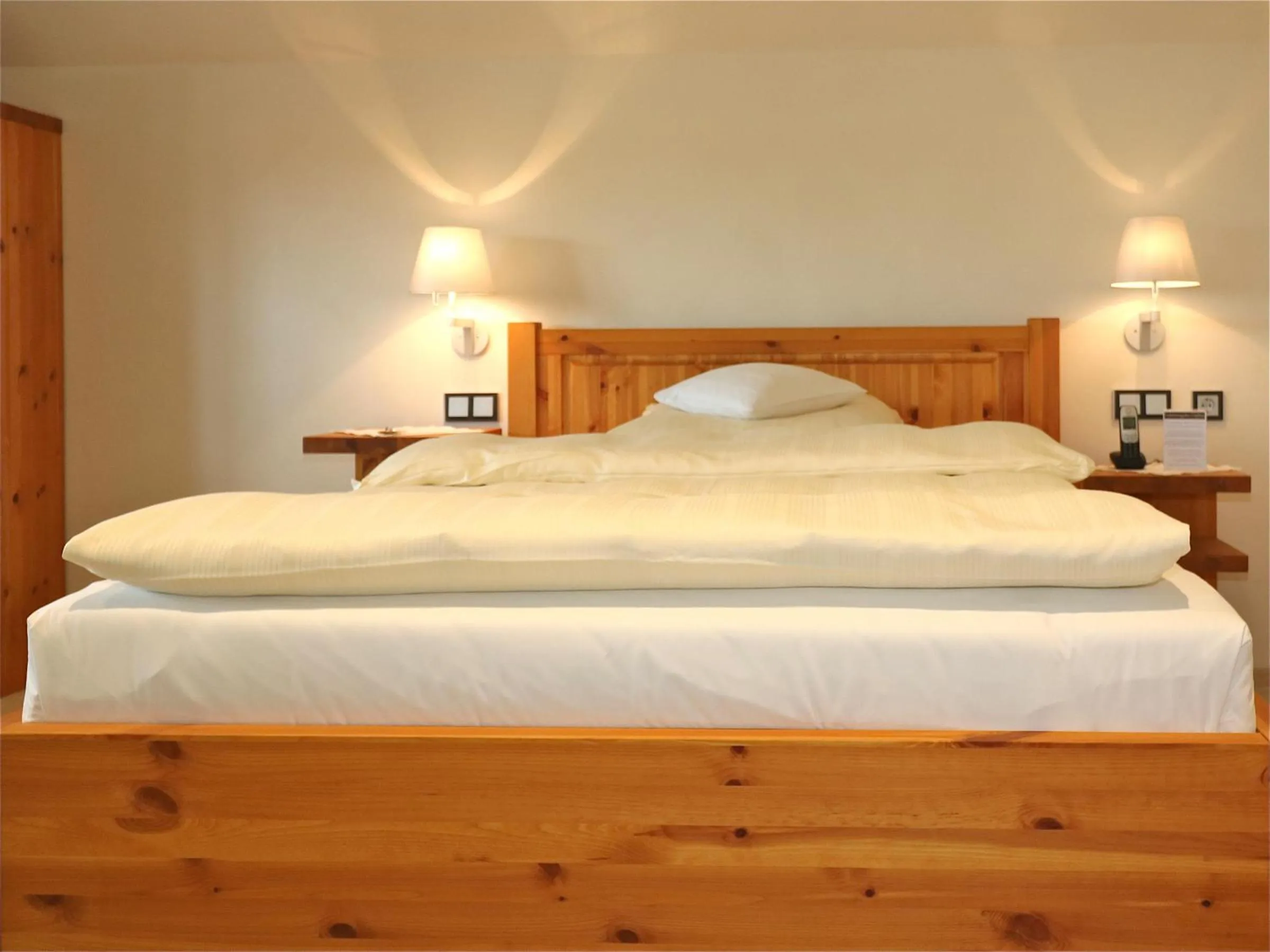 Decorative detail, Bed in Hotel Am Steendamm