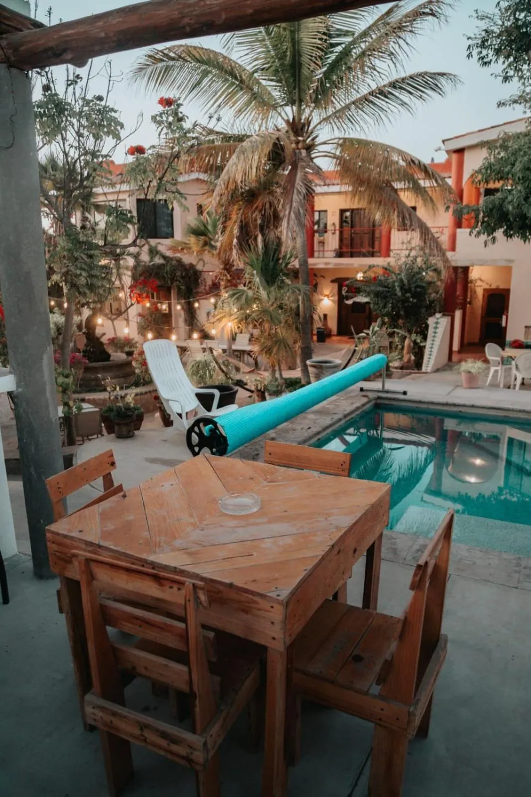Pool view in Hacienda De Palmas