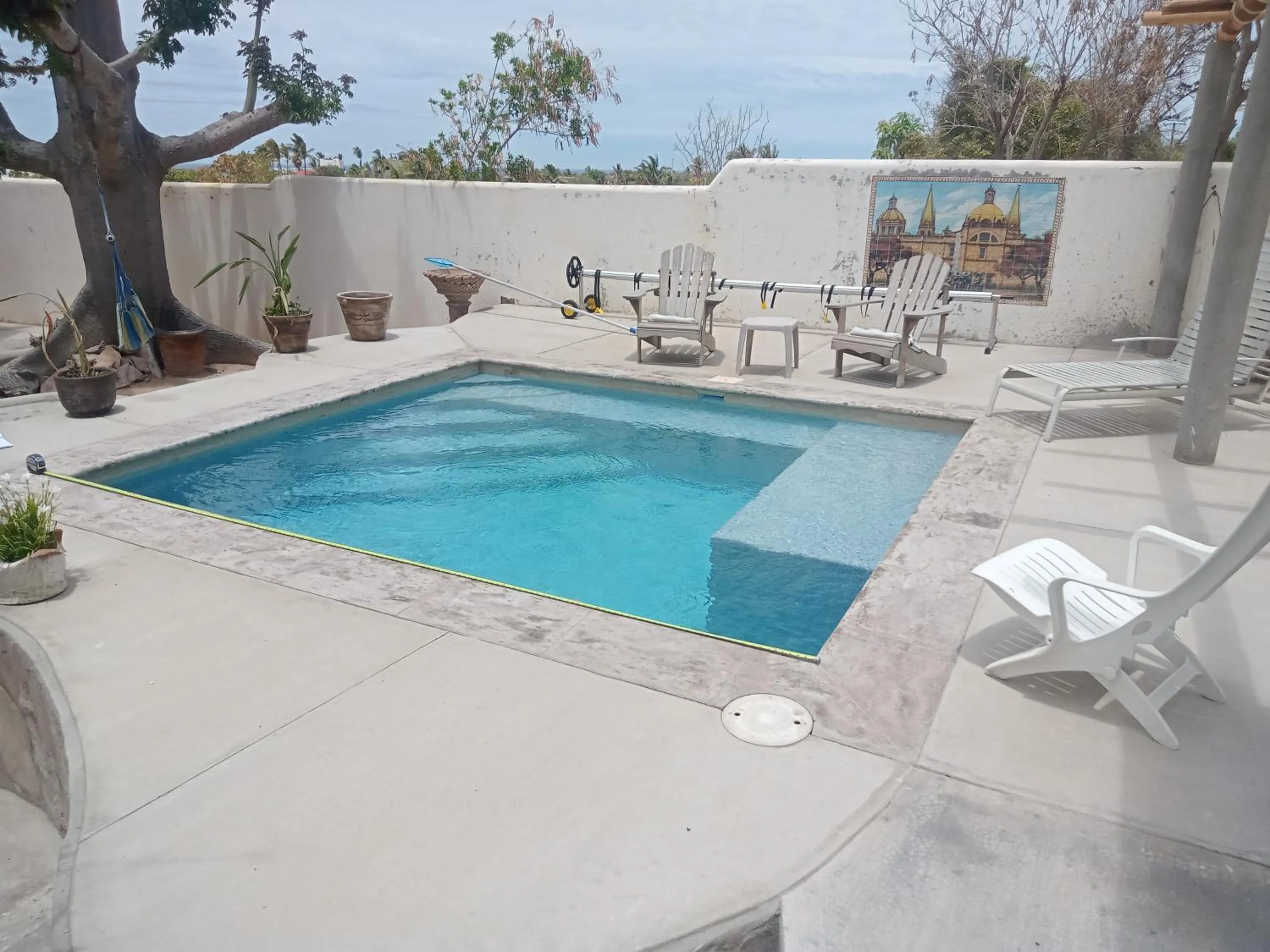 Pool view in Hacienda De Palmas