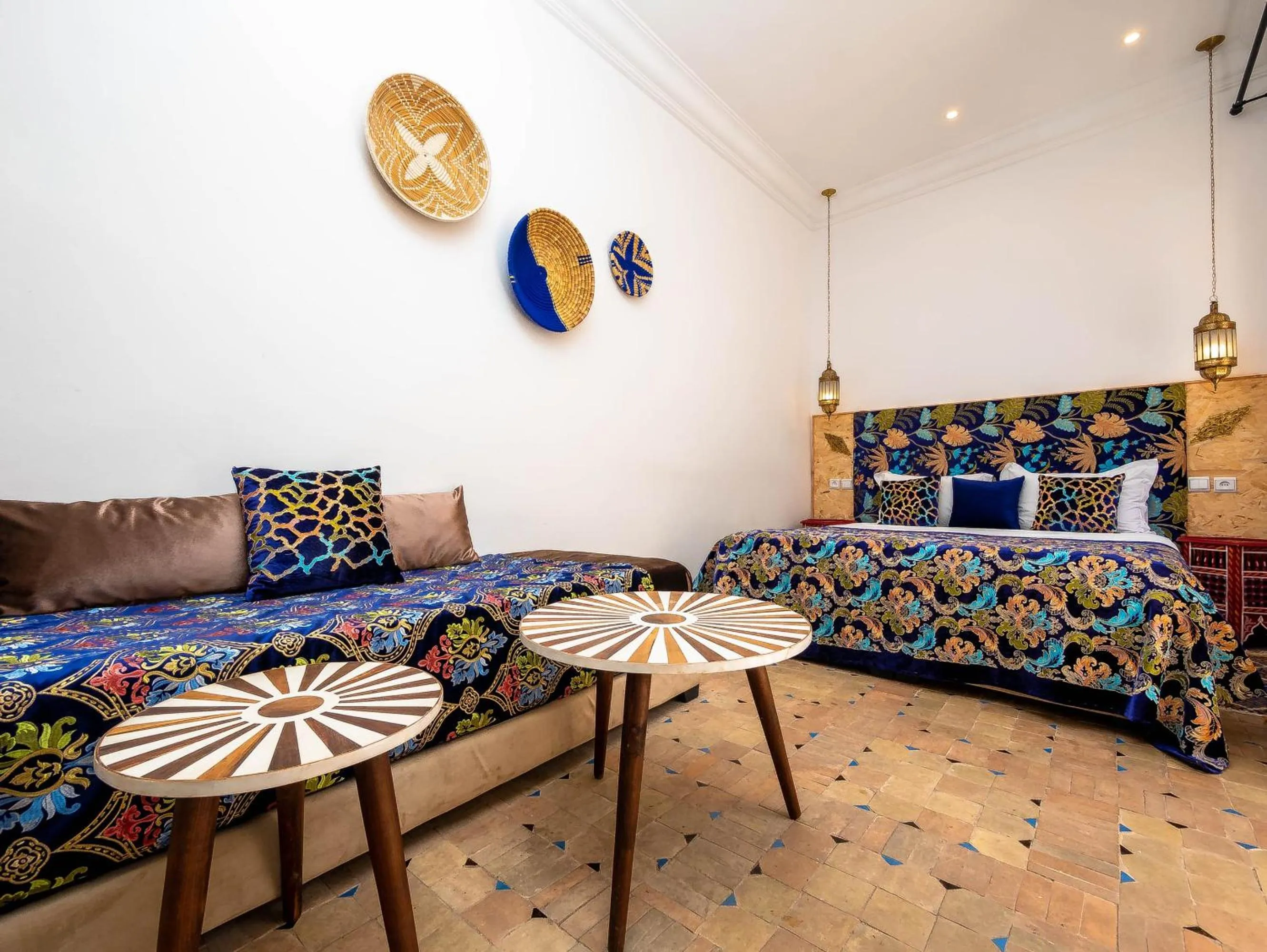 Bedroom, Bed in Riad La Croix Berbere