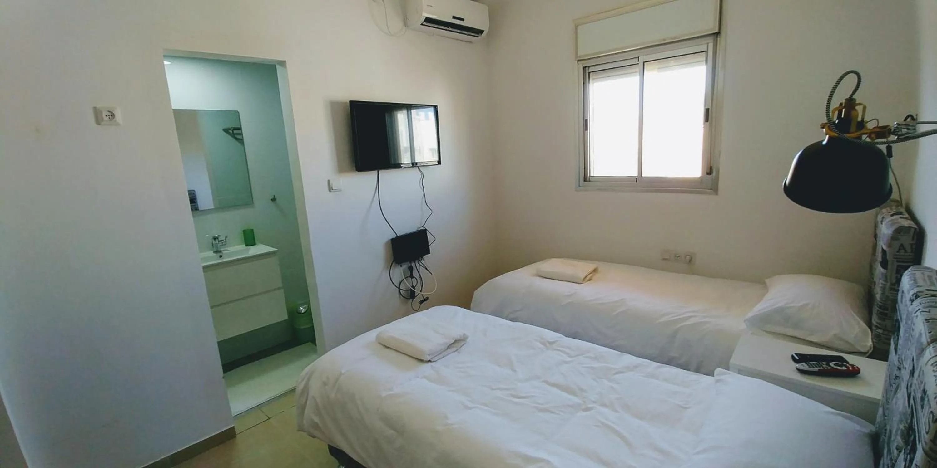 Photo of the whole room, Bed in Old Jaffa's Penthouse Boutique Hostel