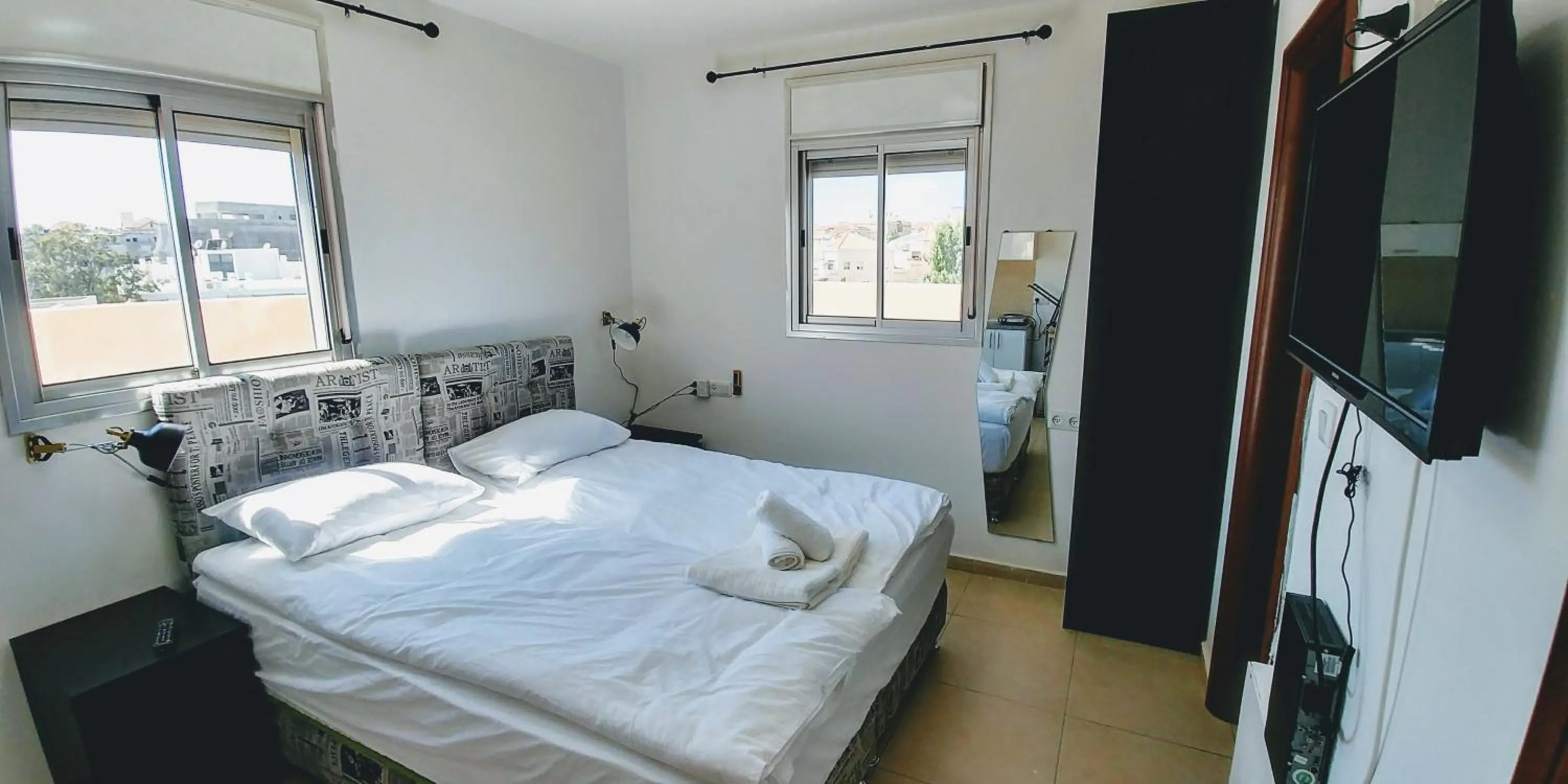Photo of the whole room, Bed in Old Jaffa's Penthouse Boutique Hostel