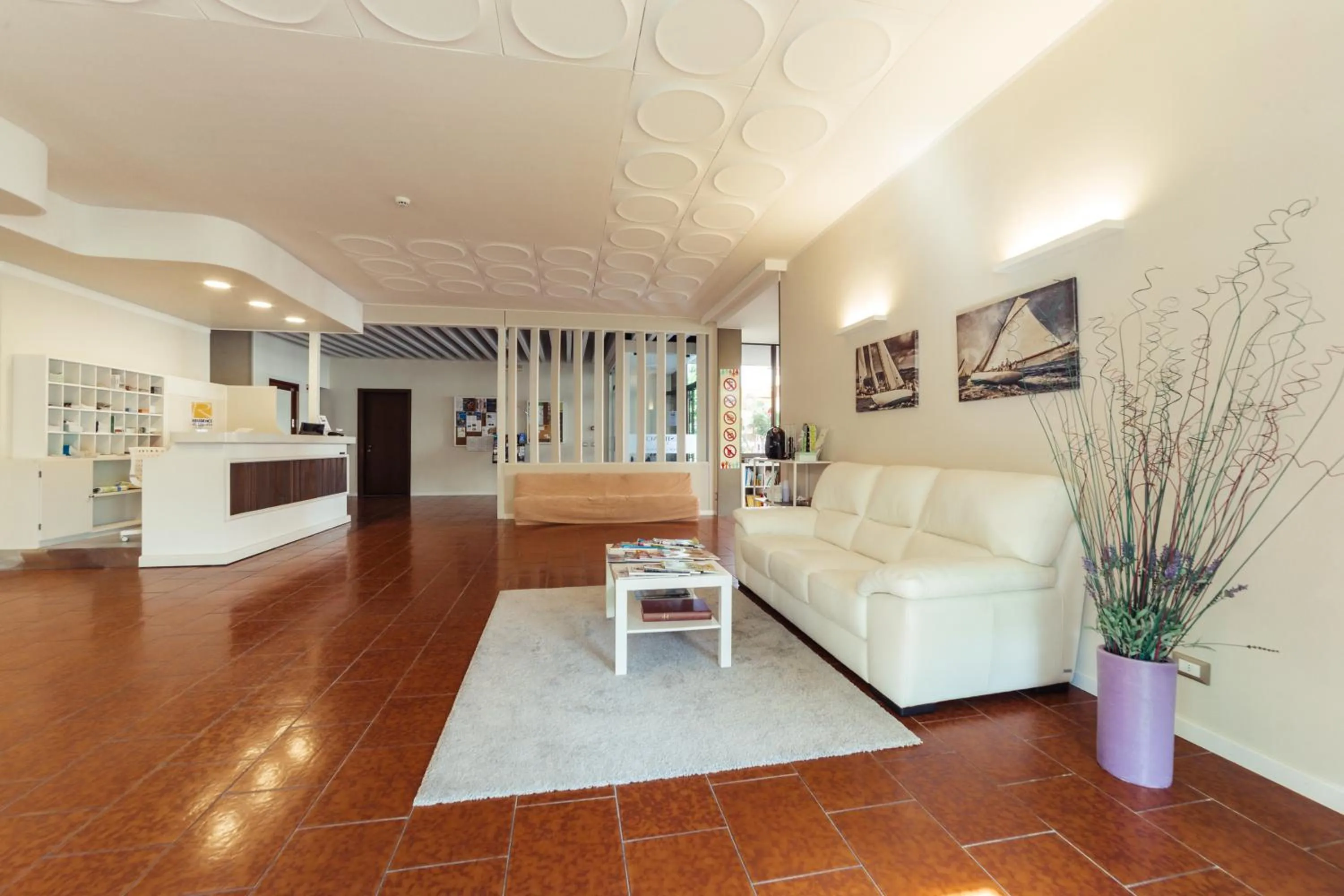 Lobby or reception, Bed in Residence Greco