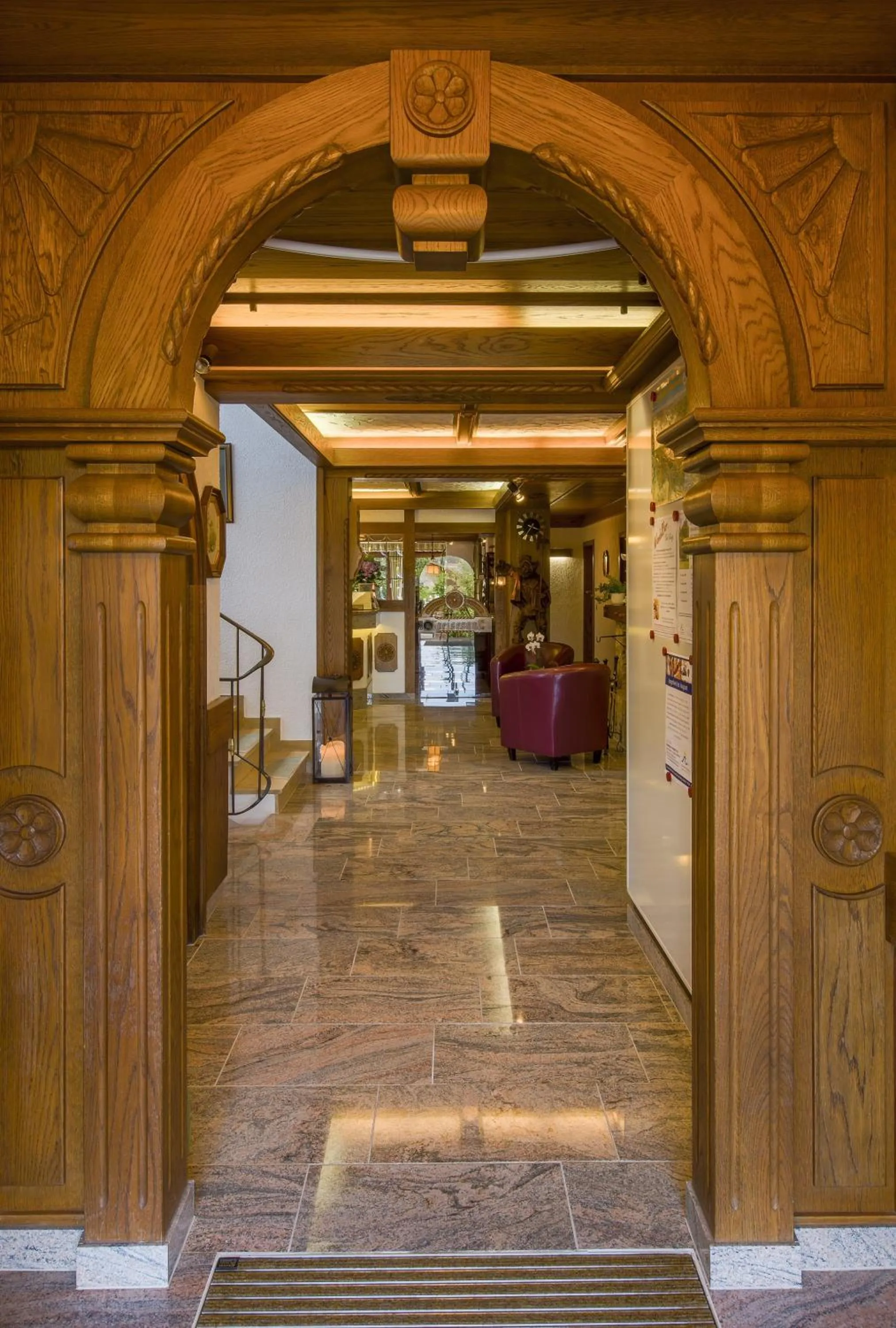 Lobby or reception in Hotel Schloessmann Garni