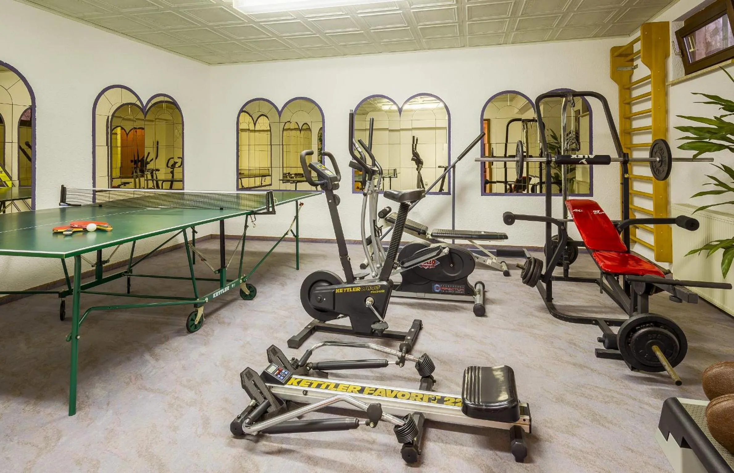 Table tennis in Hotel Schloessmann Garni