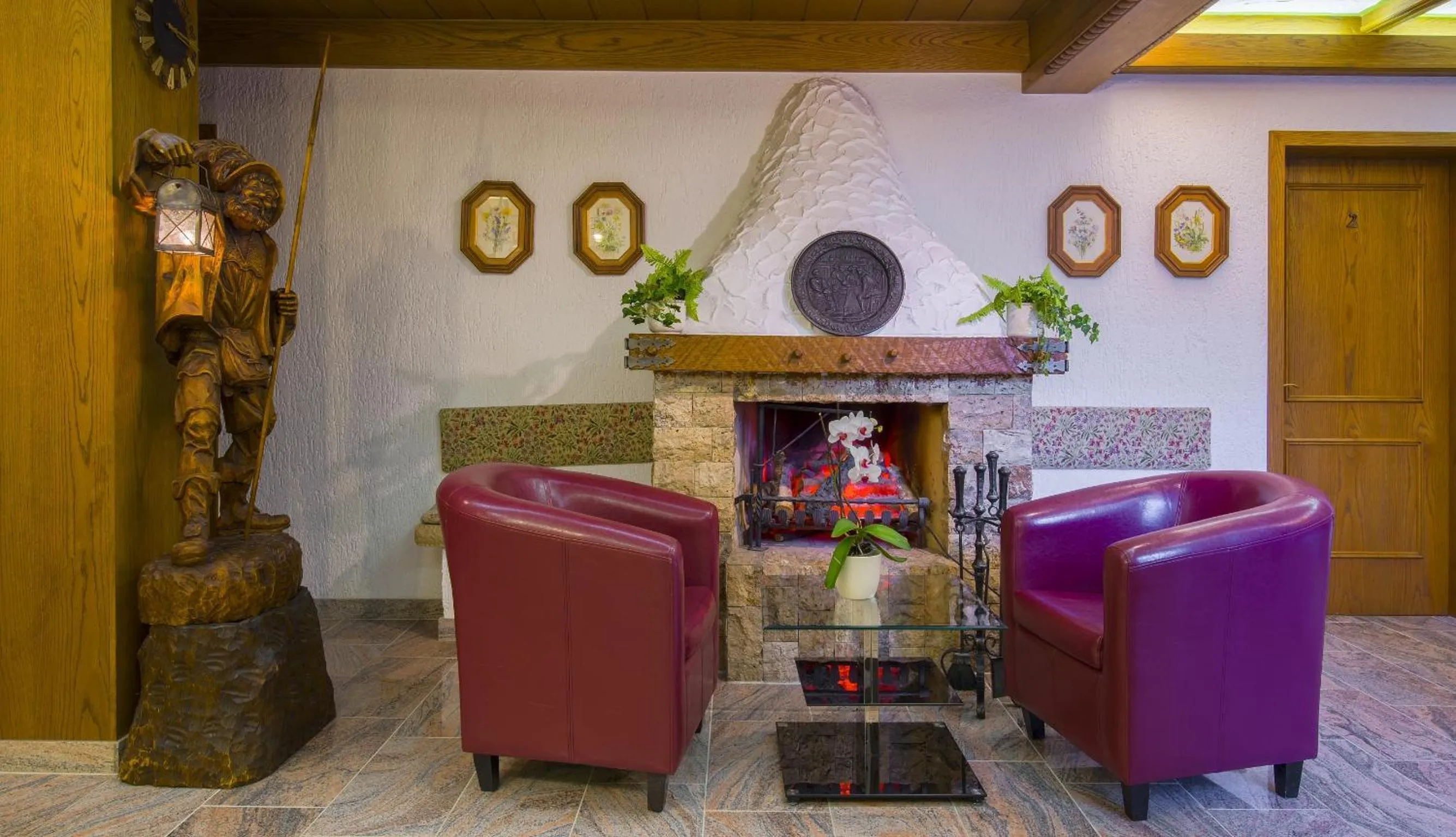 Lobby or reception in Hotel Schloessmann Garni