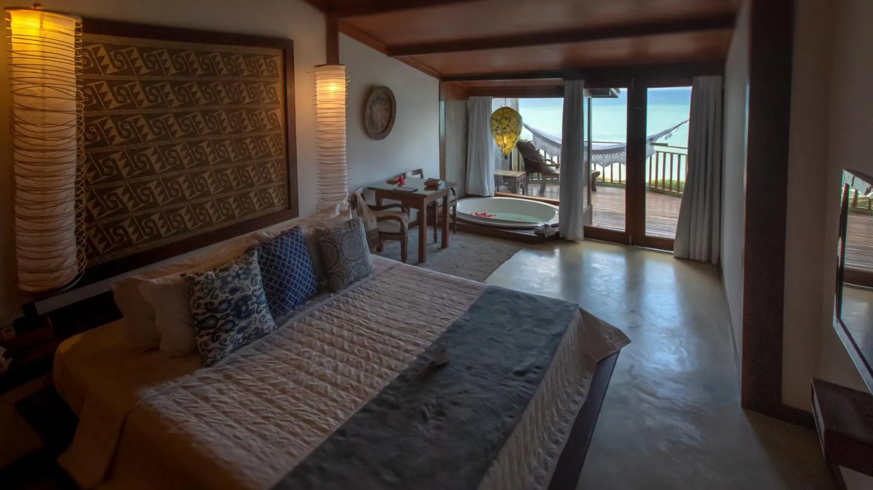 Balcony/Terrace, Bed in Hotel Sombra e Água Fresca