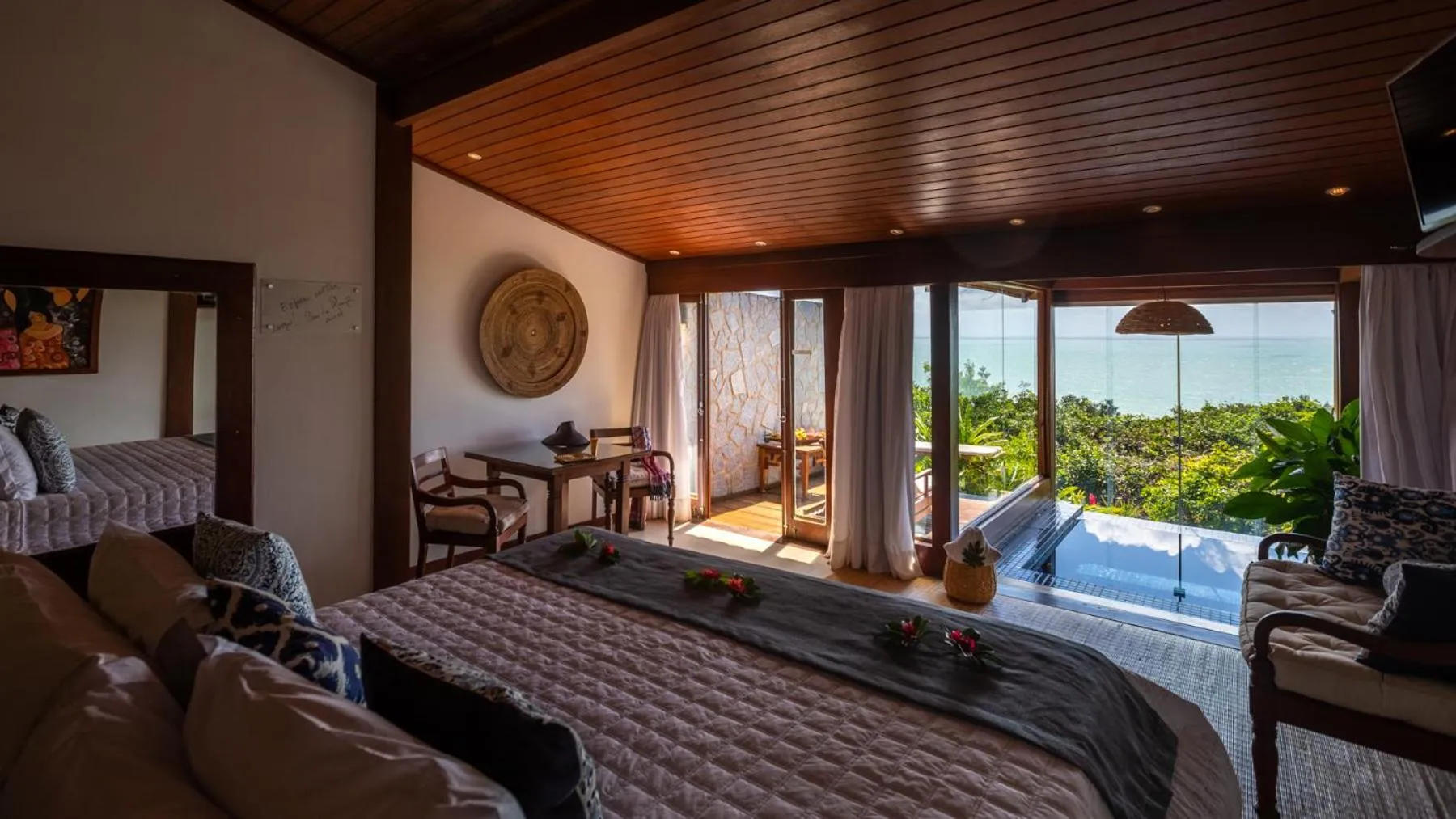 Bed in Hotel Sombra e Água Fresca