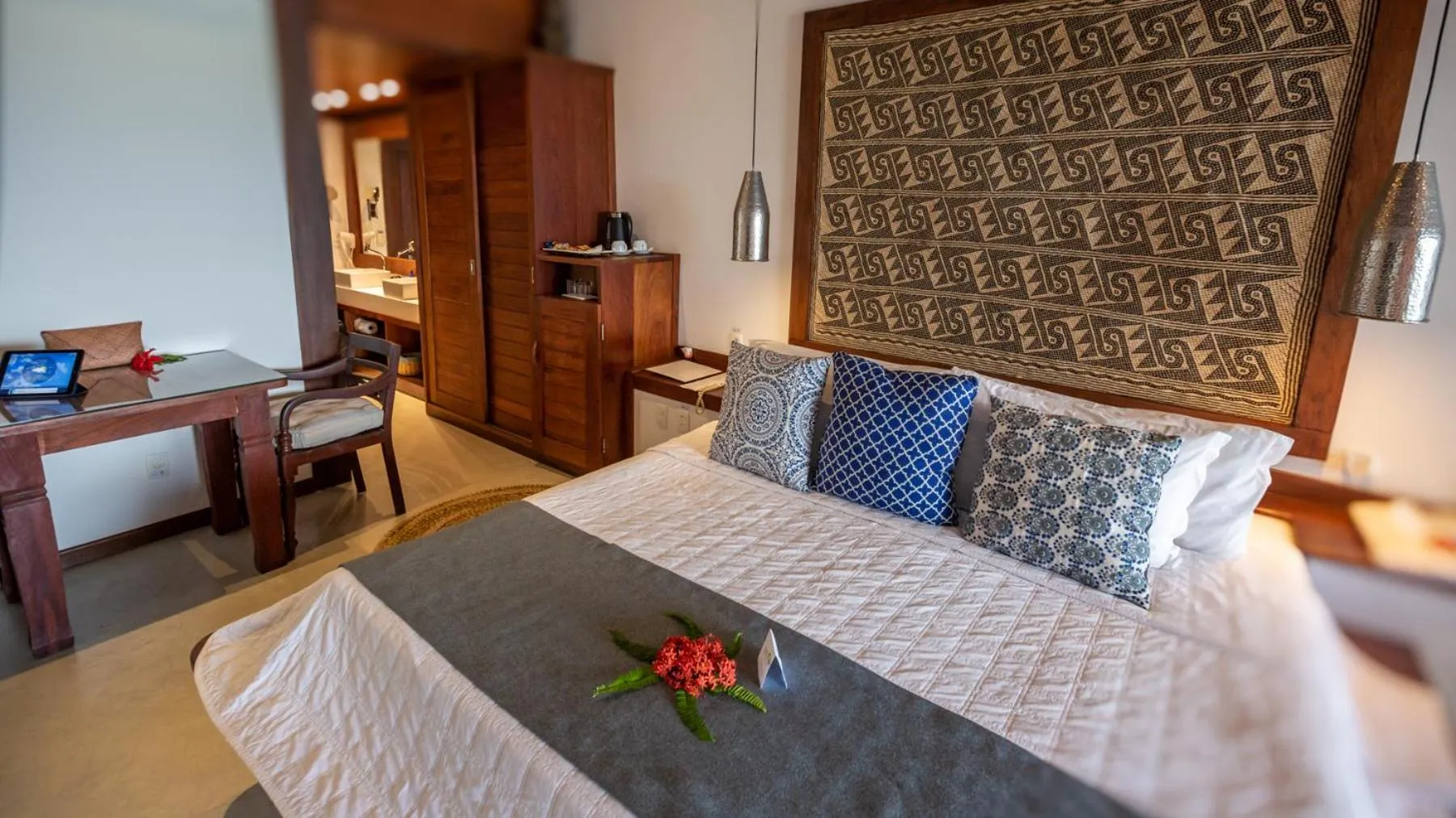 Bed in Hotel Sombra e Água Fresca