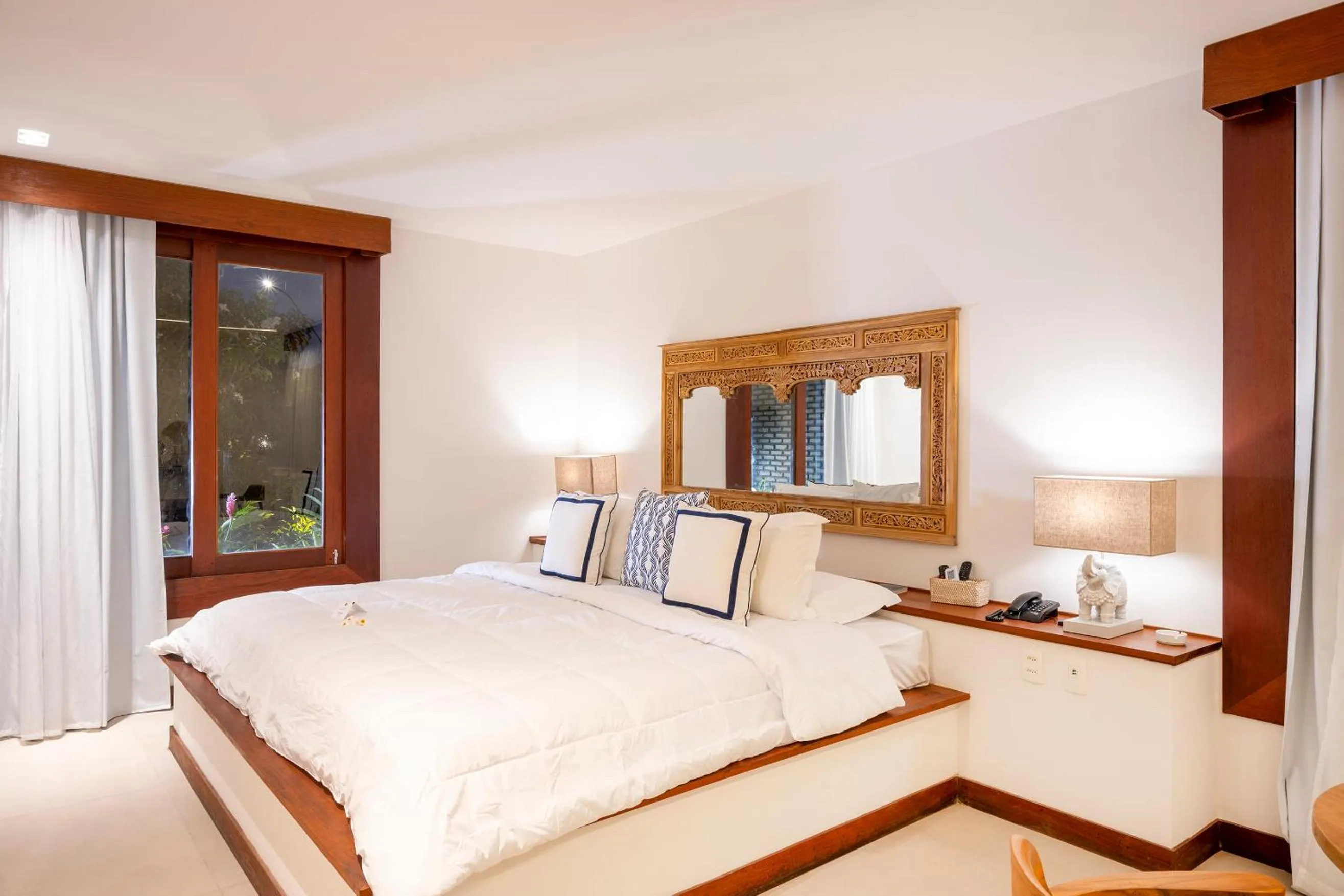 Bed in Hotel Sombra e Água Fresca