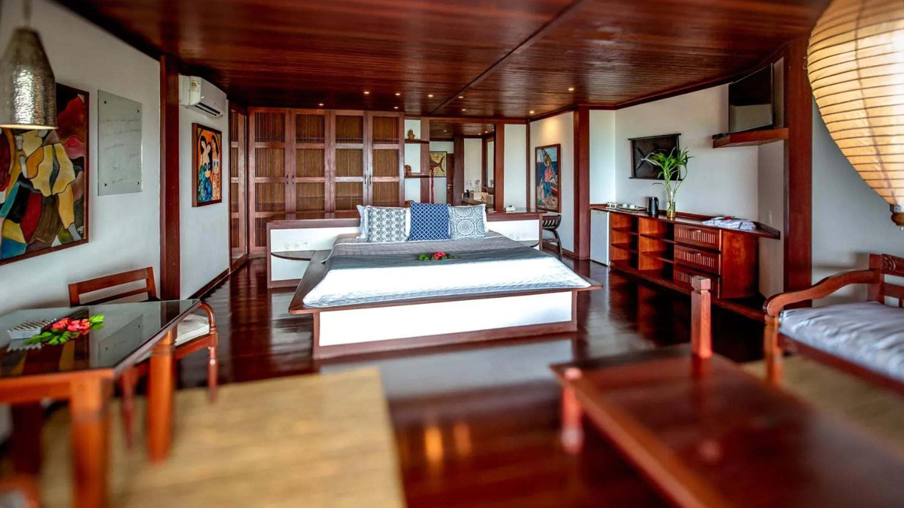 Bed in Hotel Sombra e Água Fresca