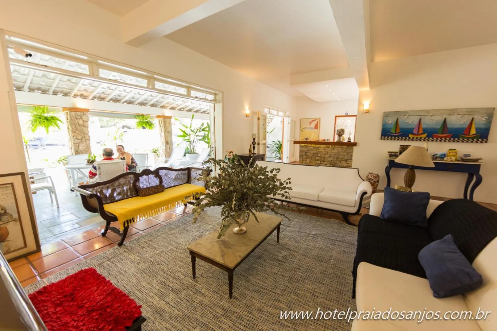 Lobby or reception in Pousada Hotel Praia dos Anjos