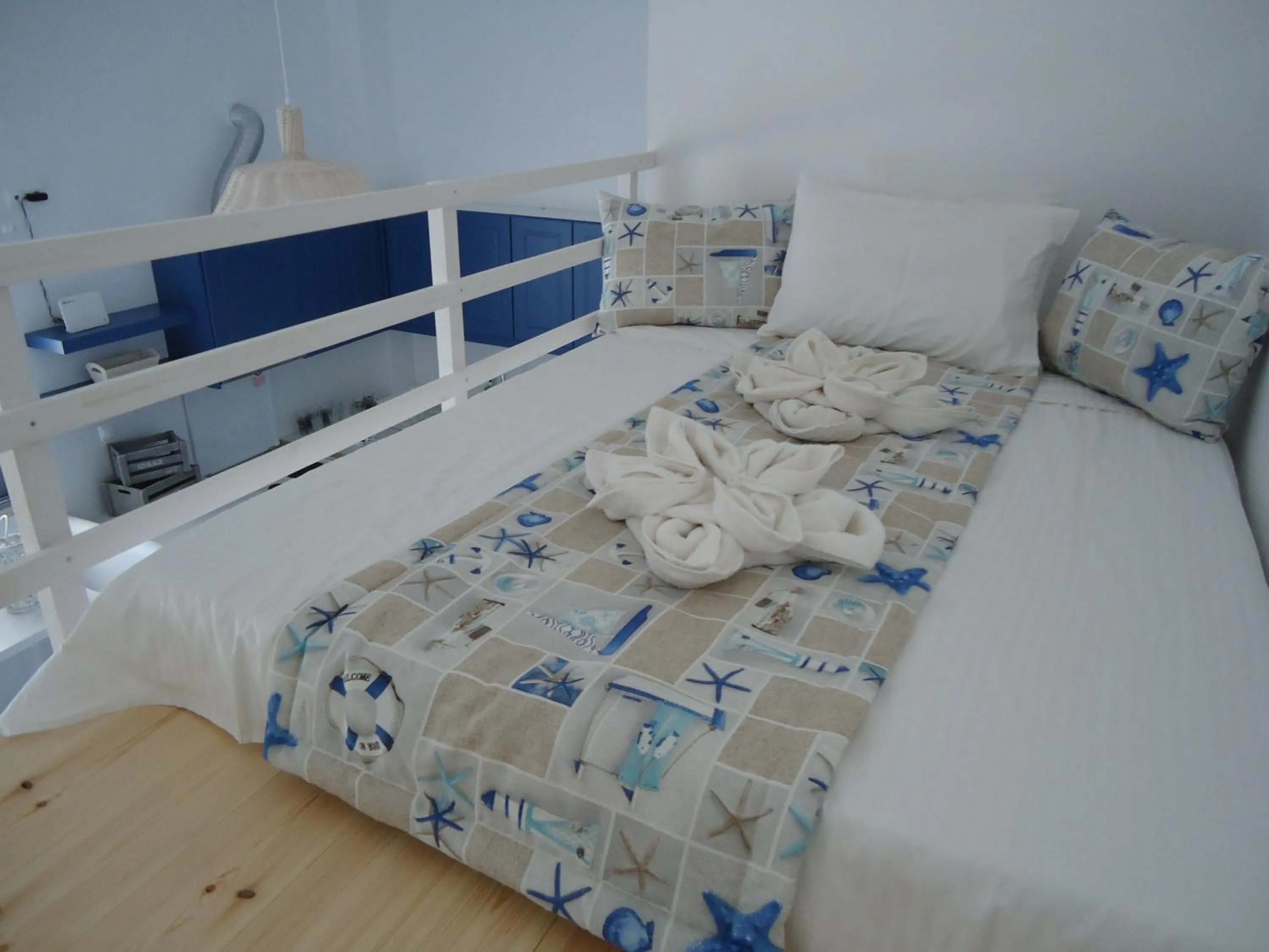 Bed in Mythos Suites Diskos