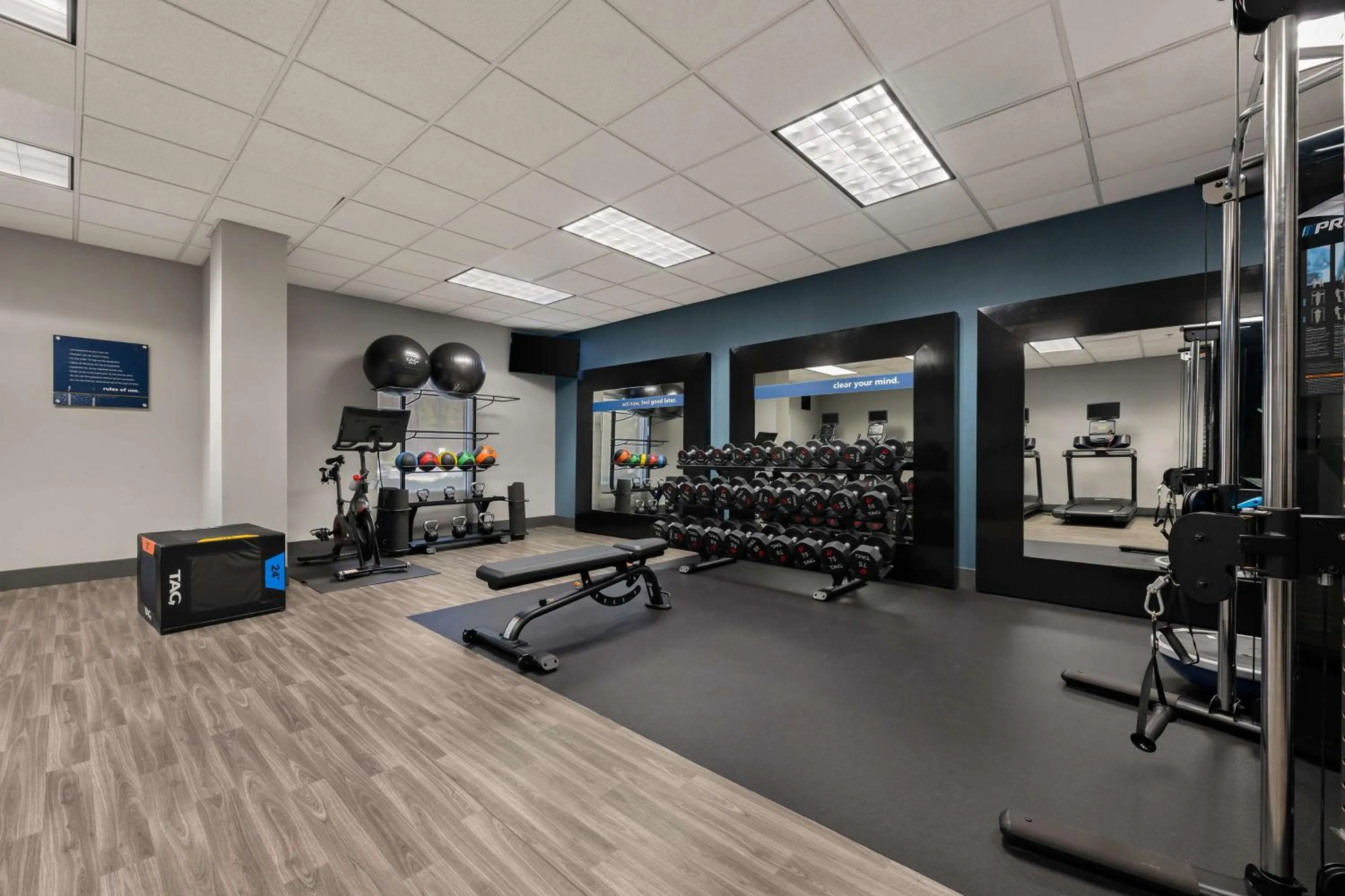 Fitness centre/facilities in Hampton Inn Birmingham/Leeds