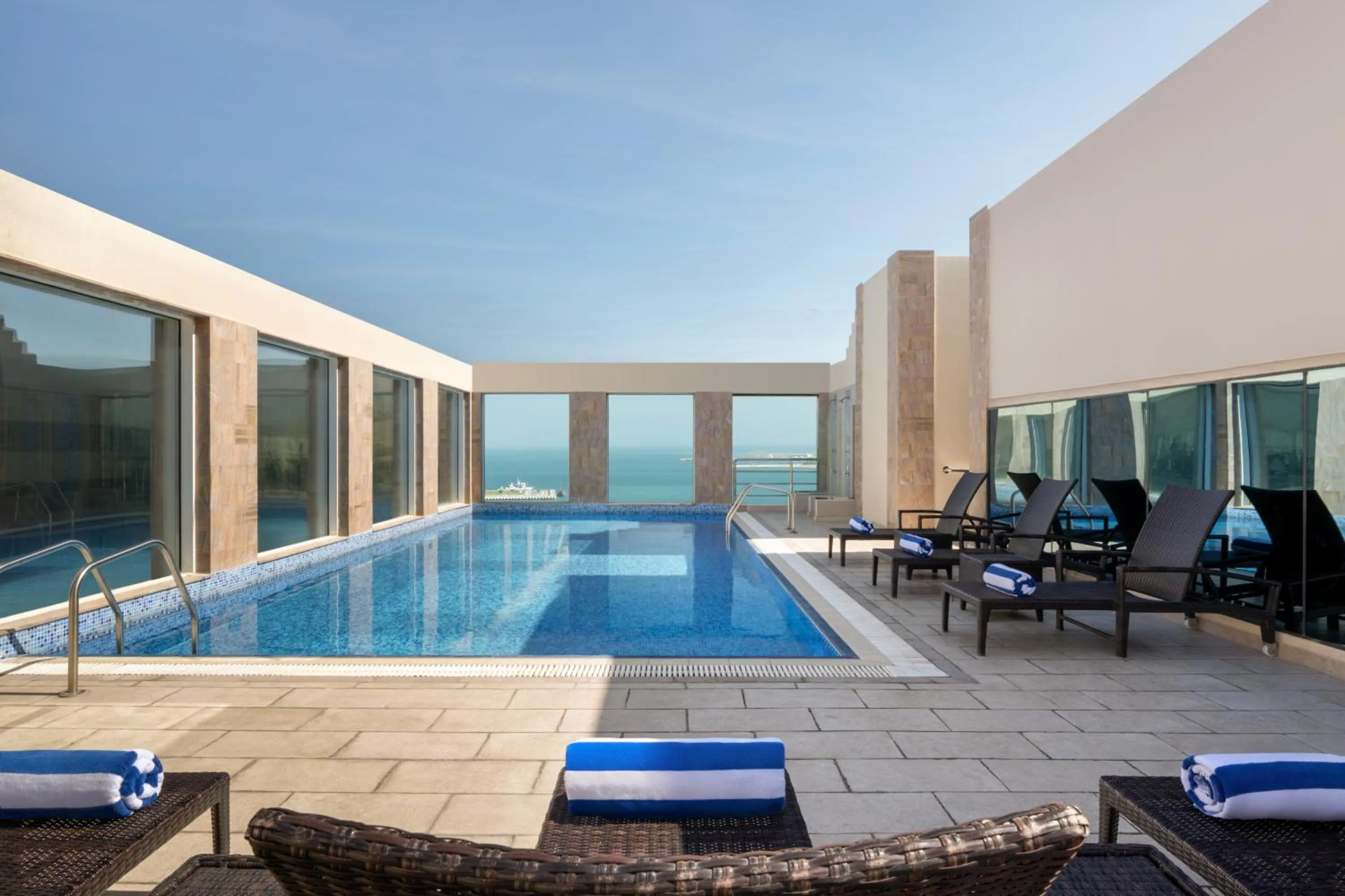 Patio in Golden Tulip Doha Hotel