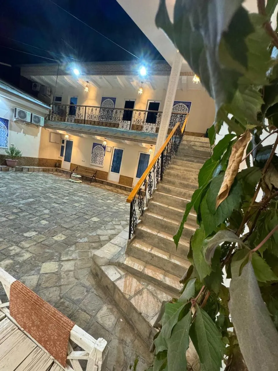 Property building in Bukhara house hotel