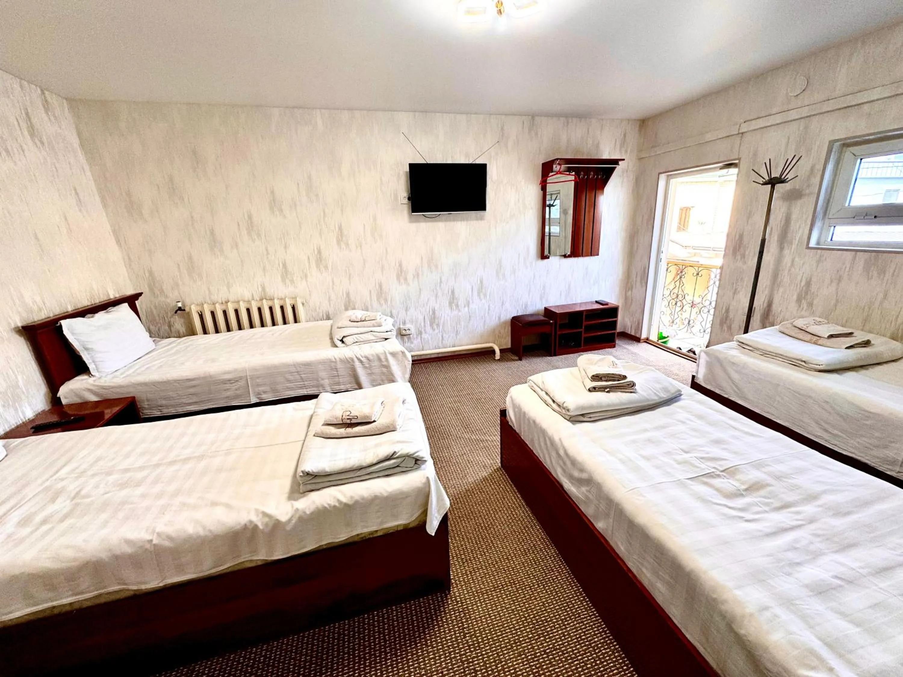 Bed in Bukhara house hotel