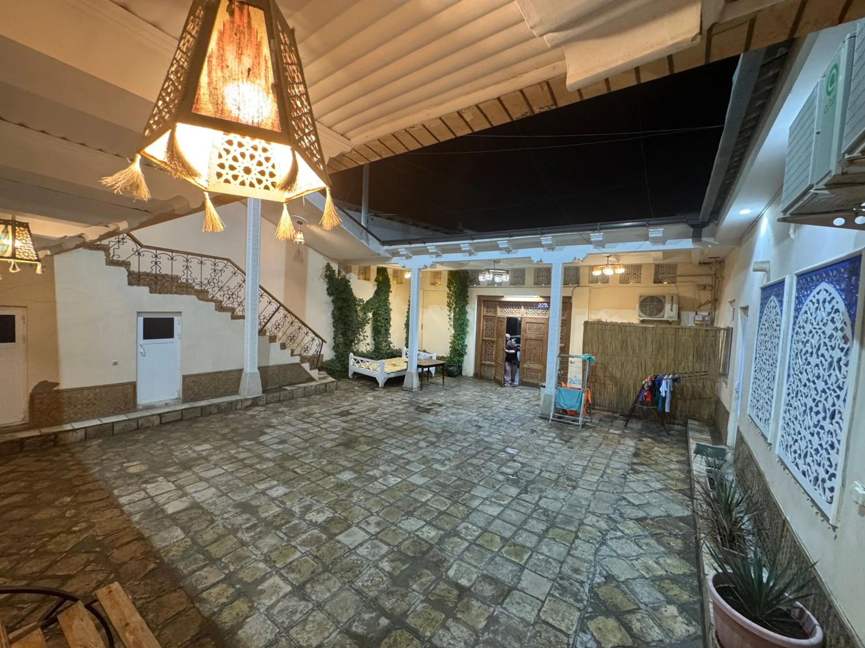 Patio in Bukhara house hotel