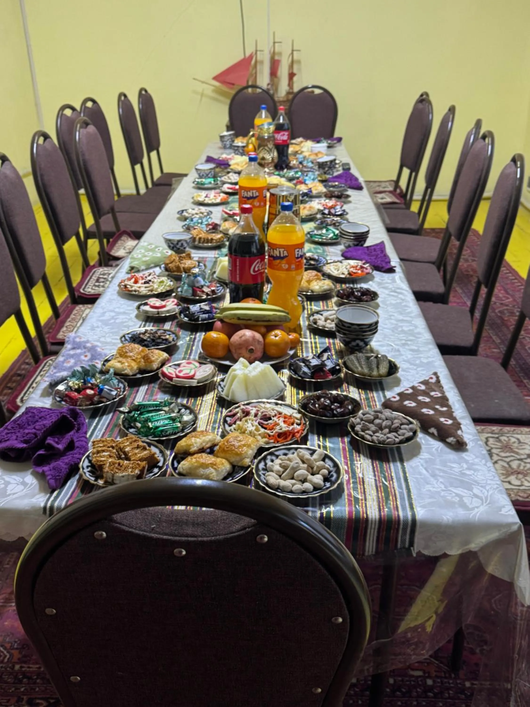 Breakfast in Bukhara house hotel