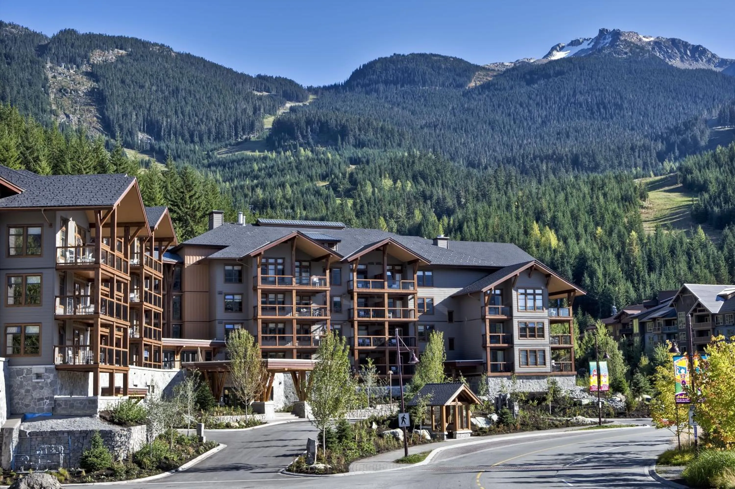 Property building in Evolution Whistler, by Lodging Ovations