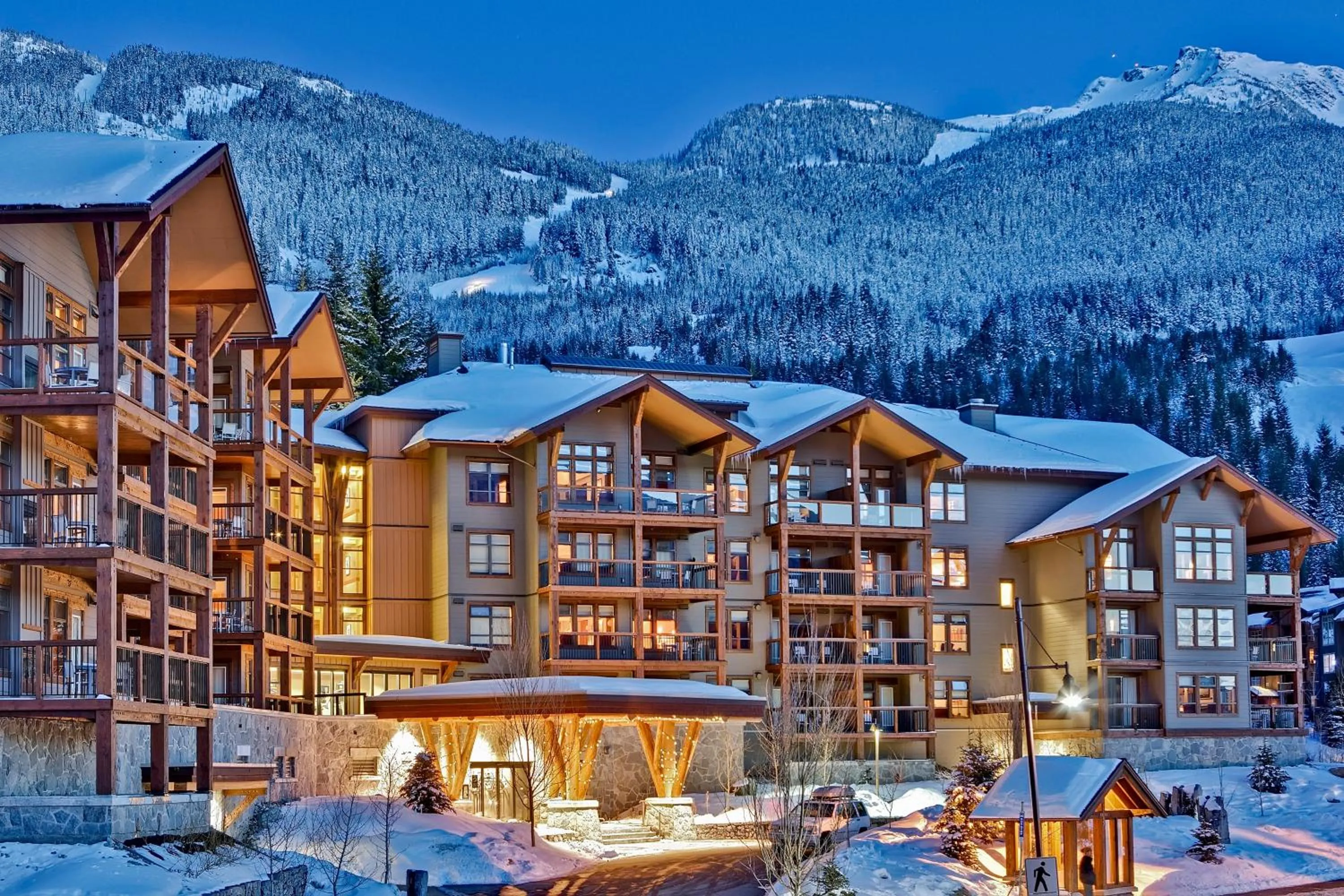 Property building in Evolution Whistler, by Lodging Ovations
