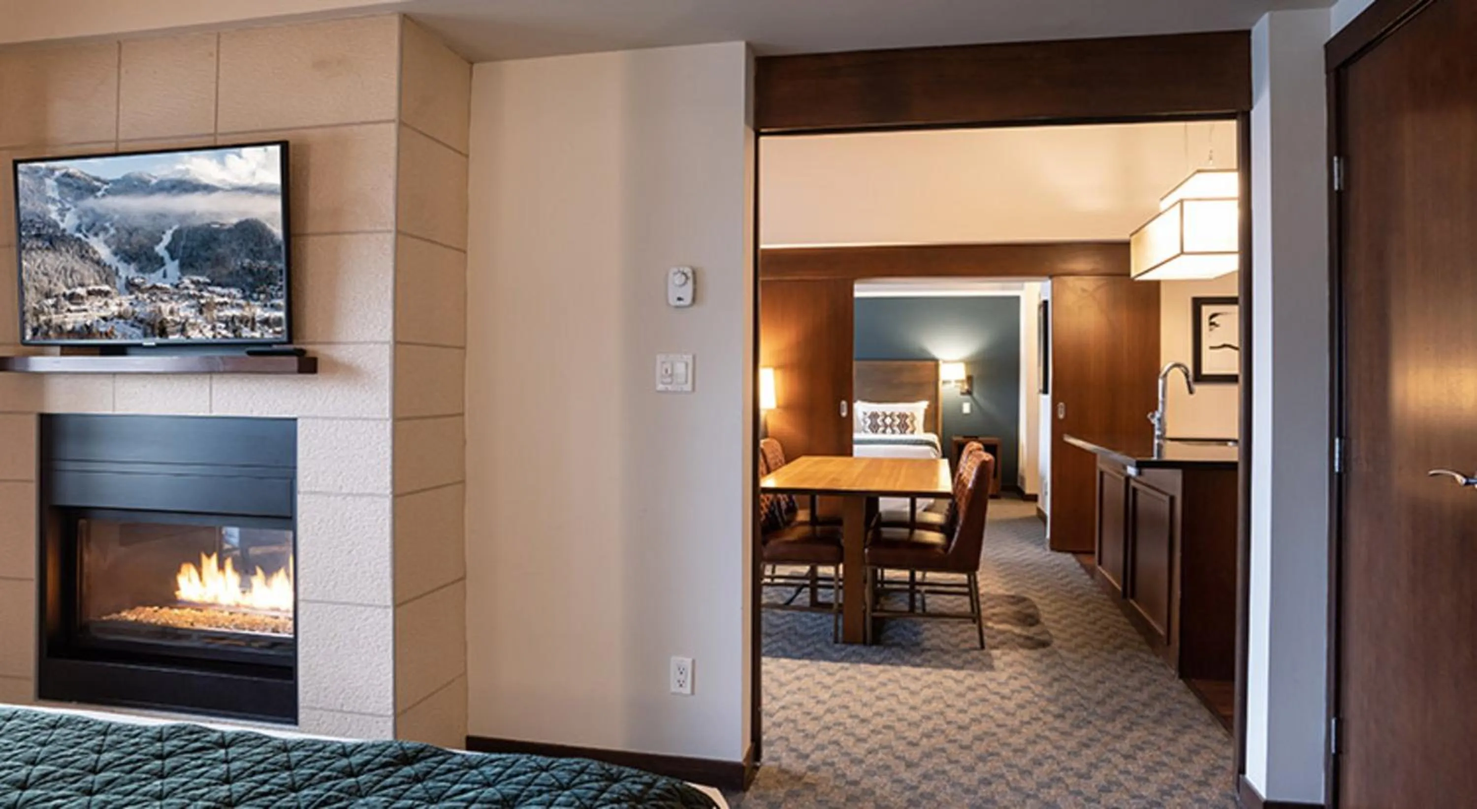 Bedroom, Bed in Evolution Whistler, by Lodging Ovations
