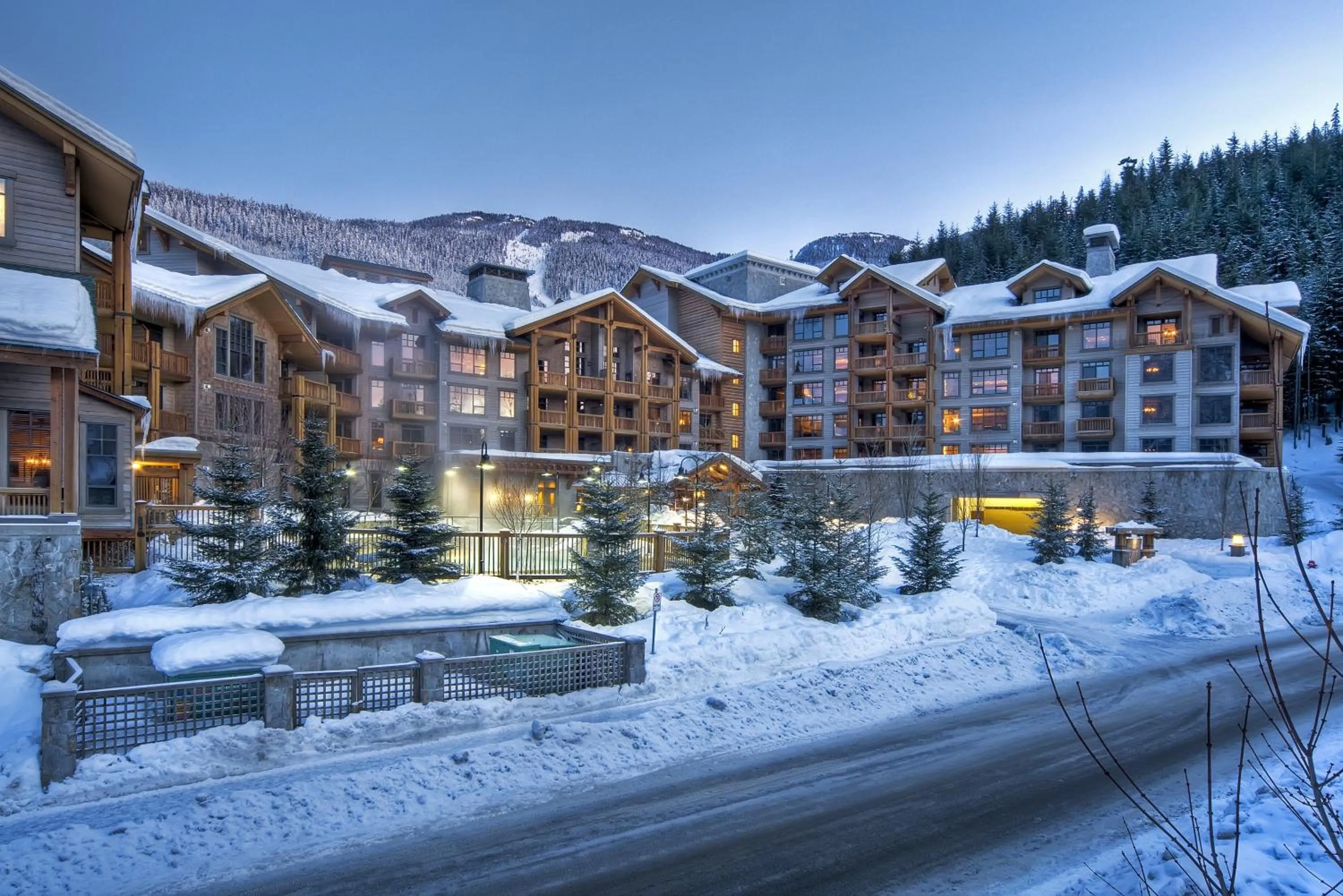 Property building in First Tracks Lodge, by Lodging Ovations