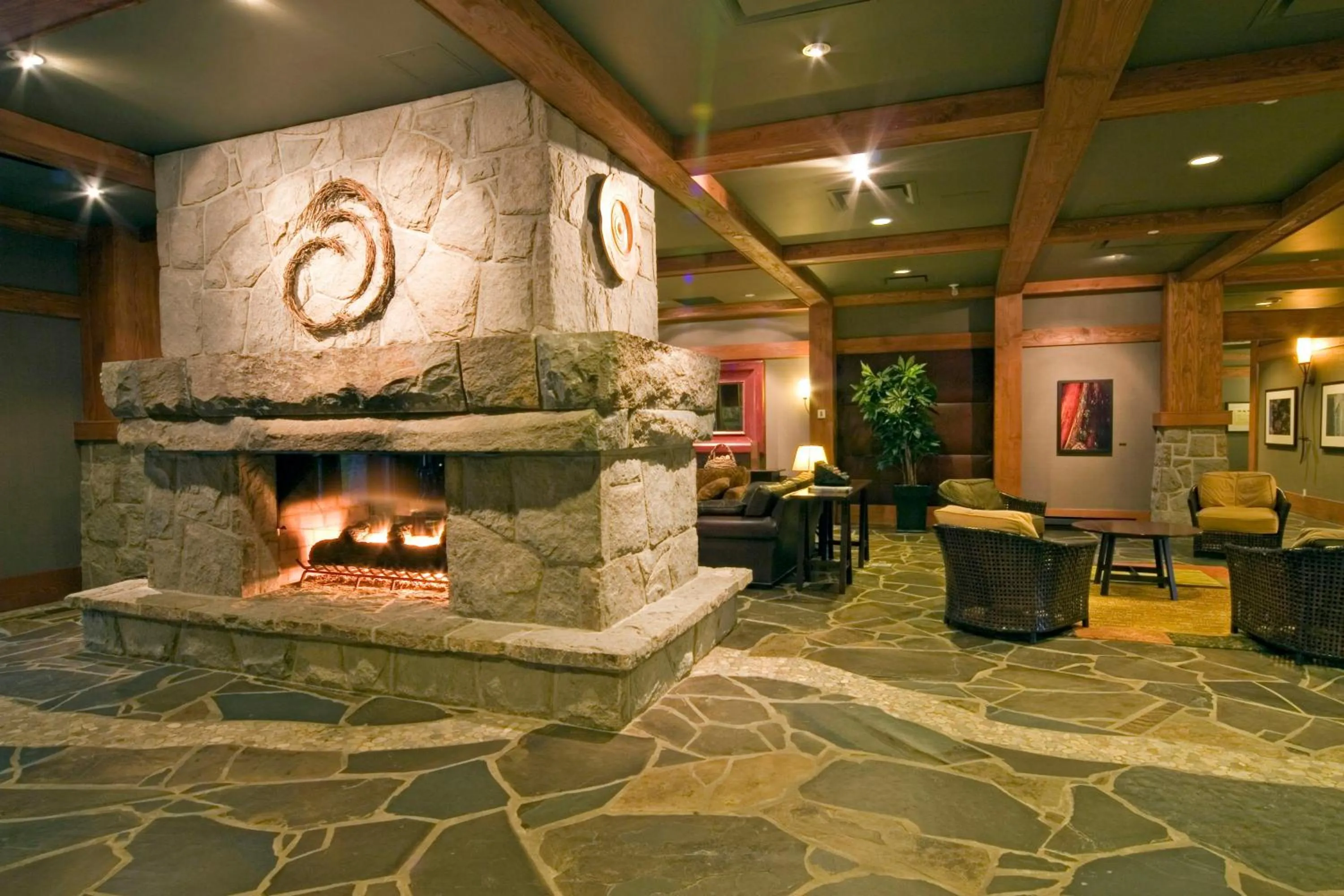 Lobby or reception in First Tracks Lodge, by Lodging Ovations