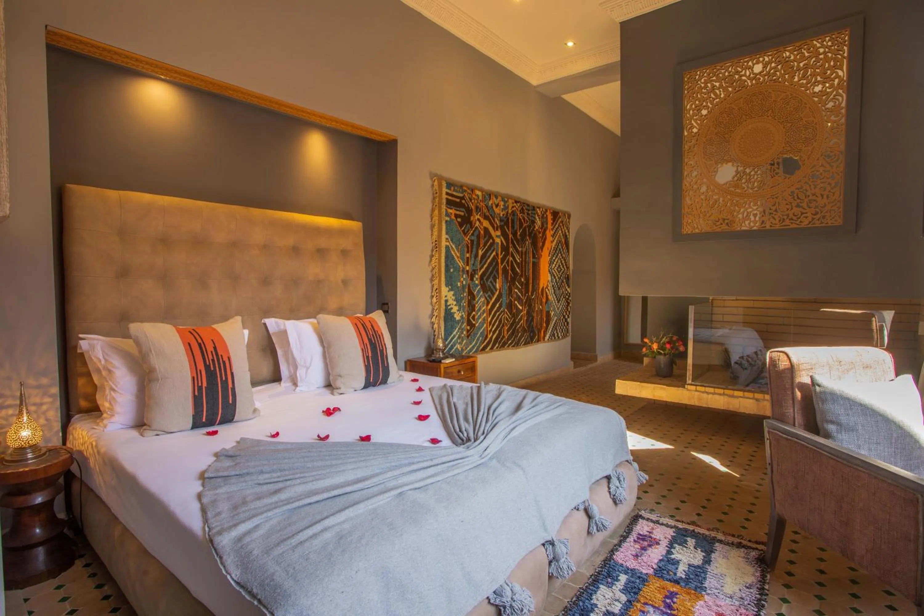 Bed in Le Medina Privilège Riad & Spa