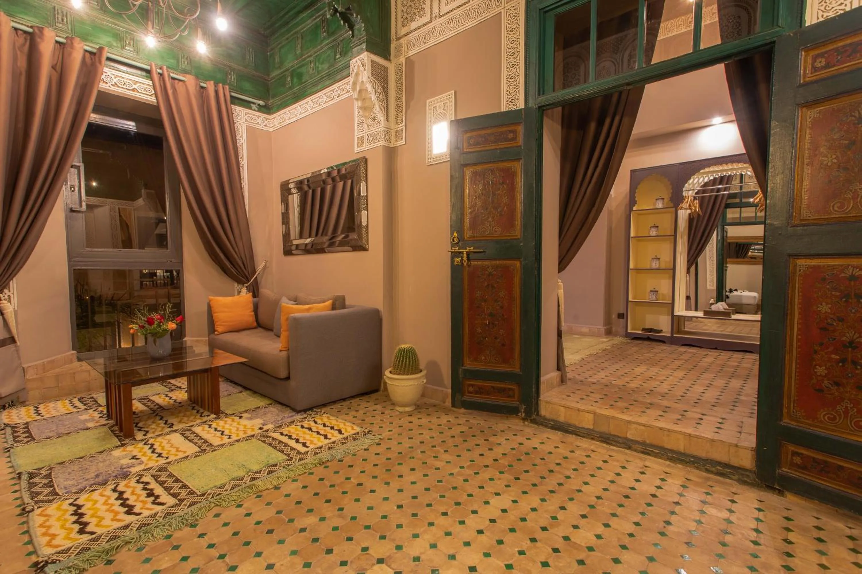 Living room in Le Medina Privilège Riad & Spa
