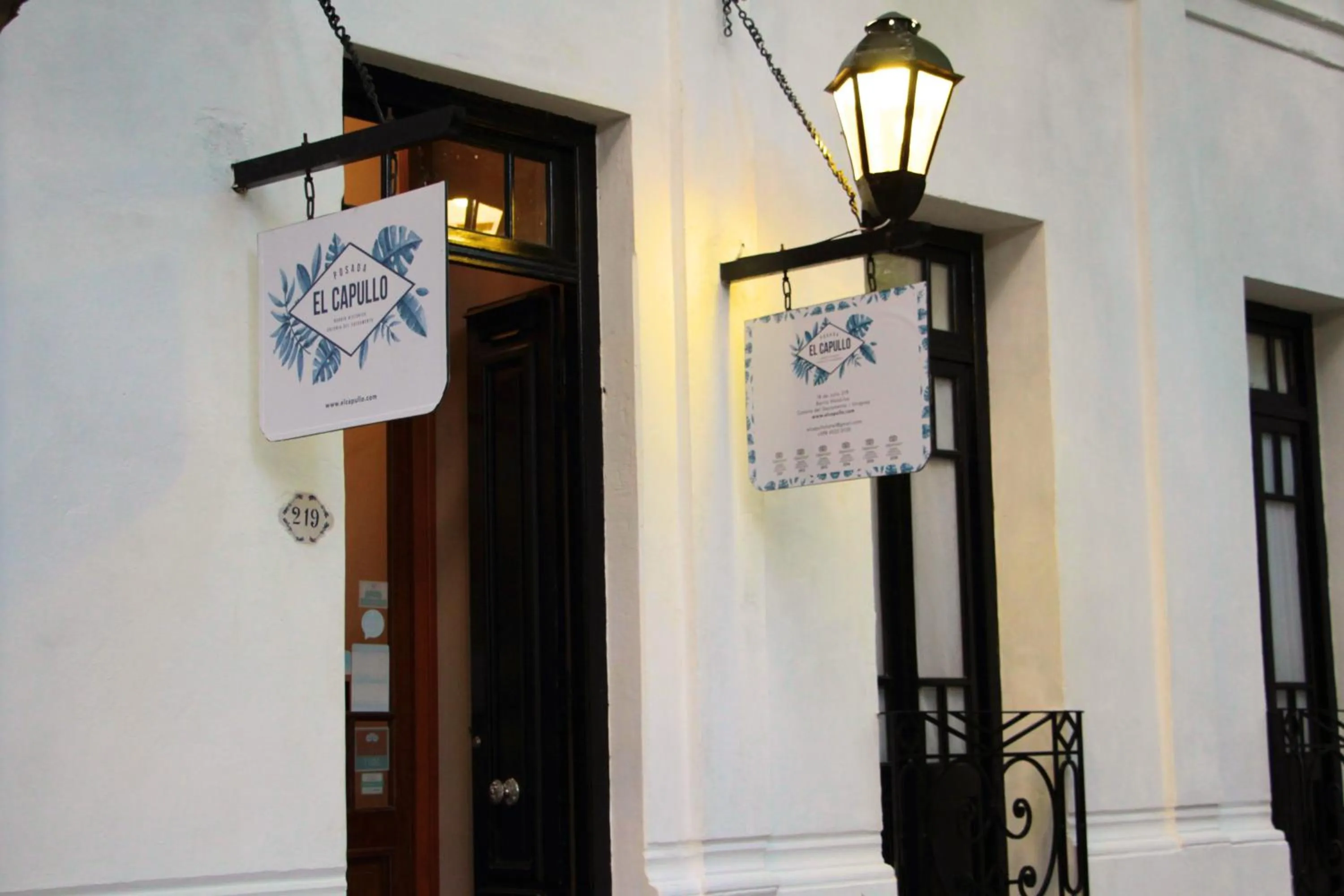 Facade/entrance in Posada El Capullo
