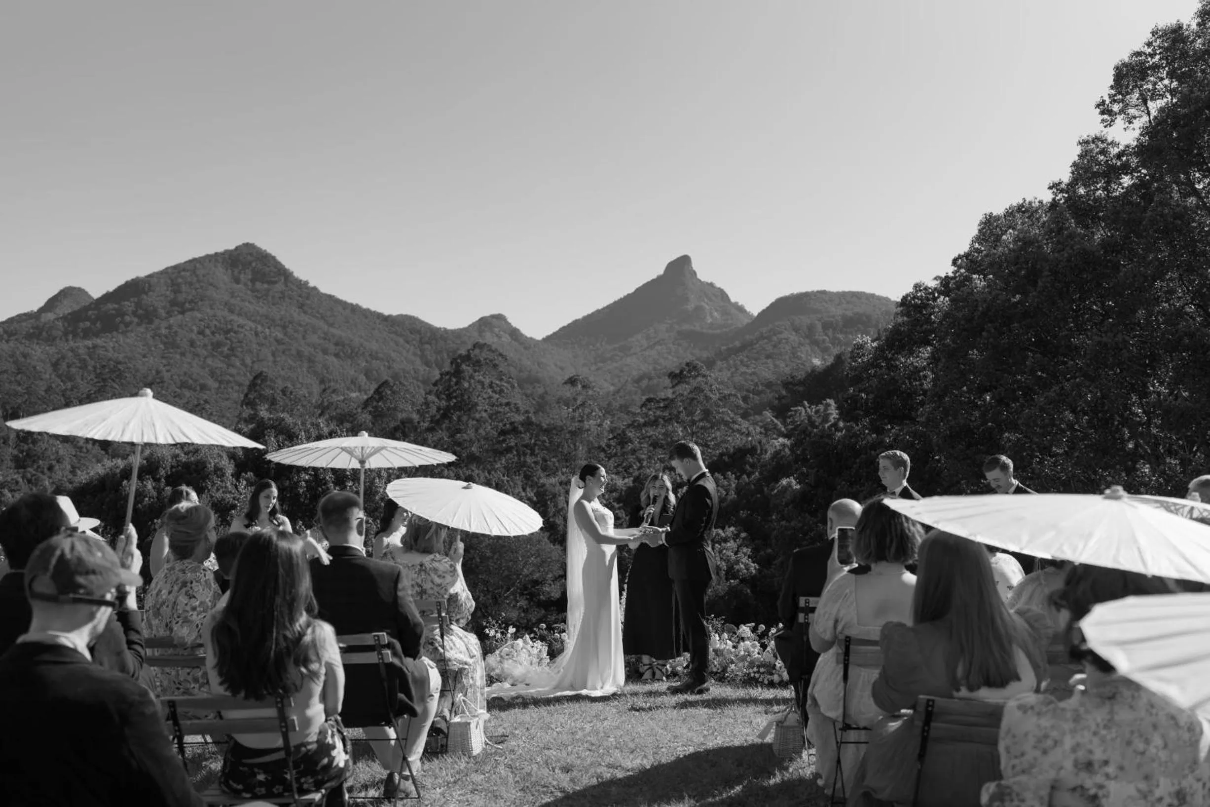 wedding in Mavis's Cabins @ Mt Warning