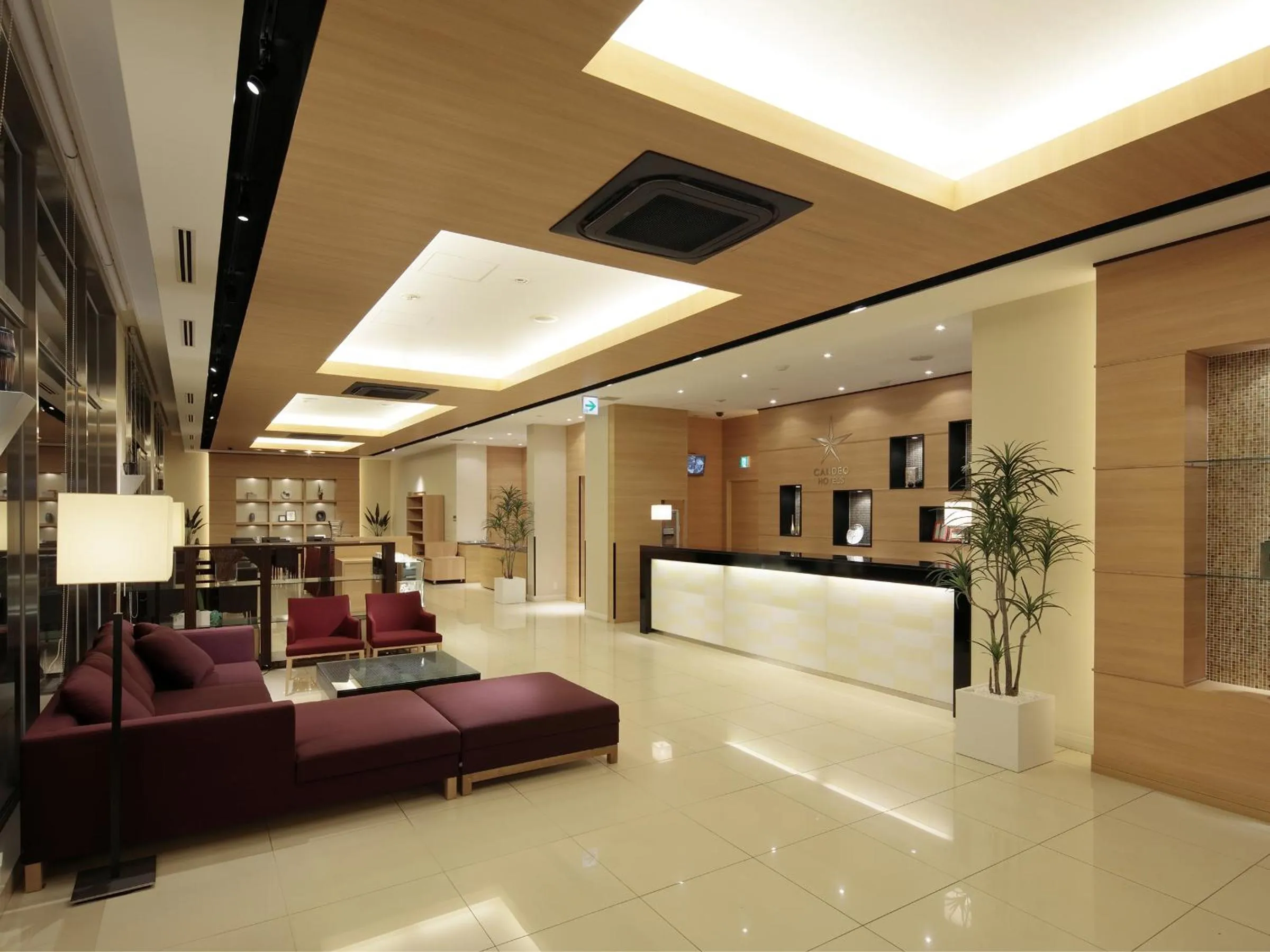 Lobby or reception in Candeo Hotels Kikuyo Kumamoto Airport