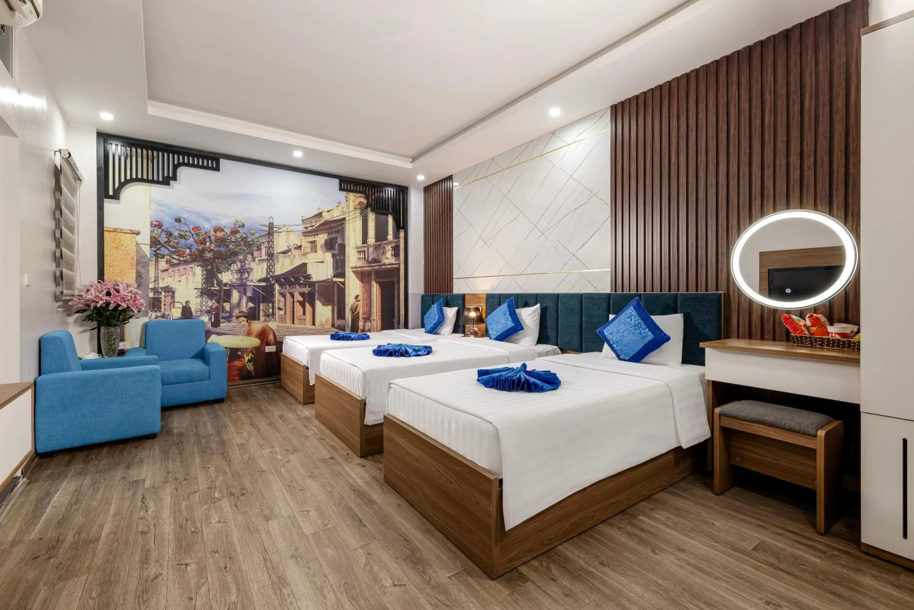 Bed in Aquarius Grand Hotel