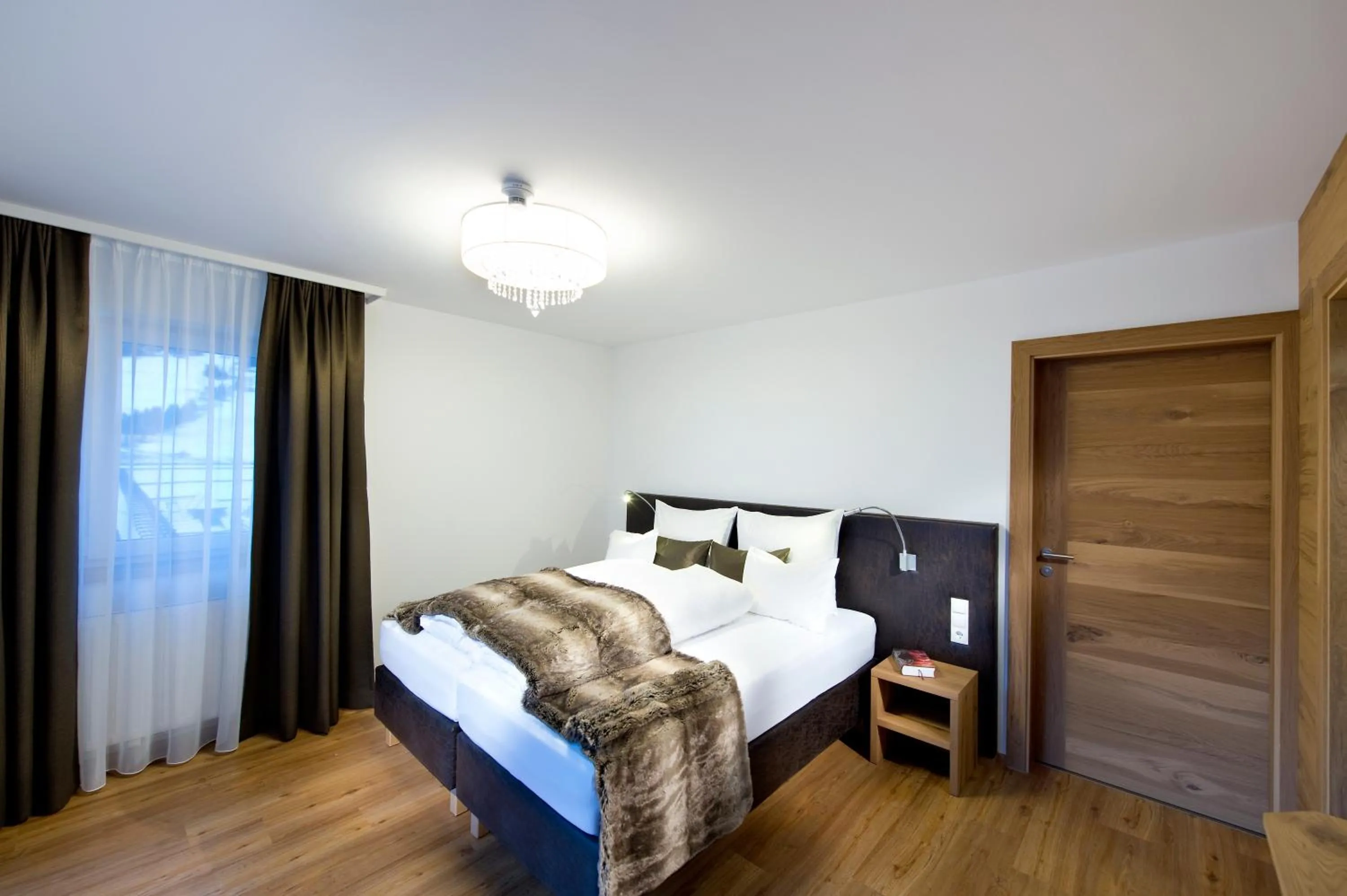 Bed in Superior Hotel Post Ischgl