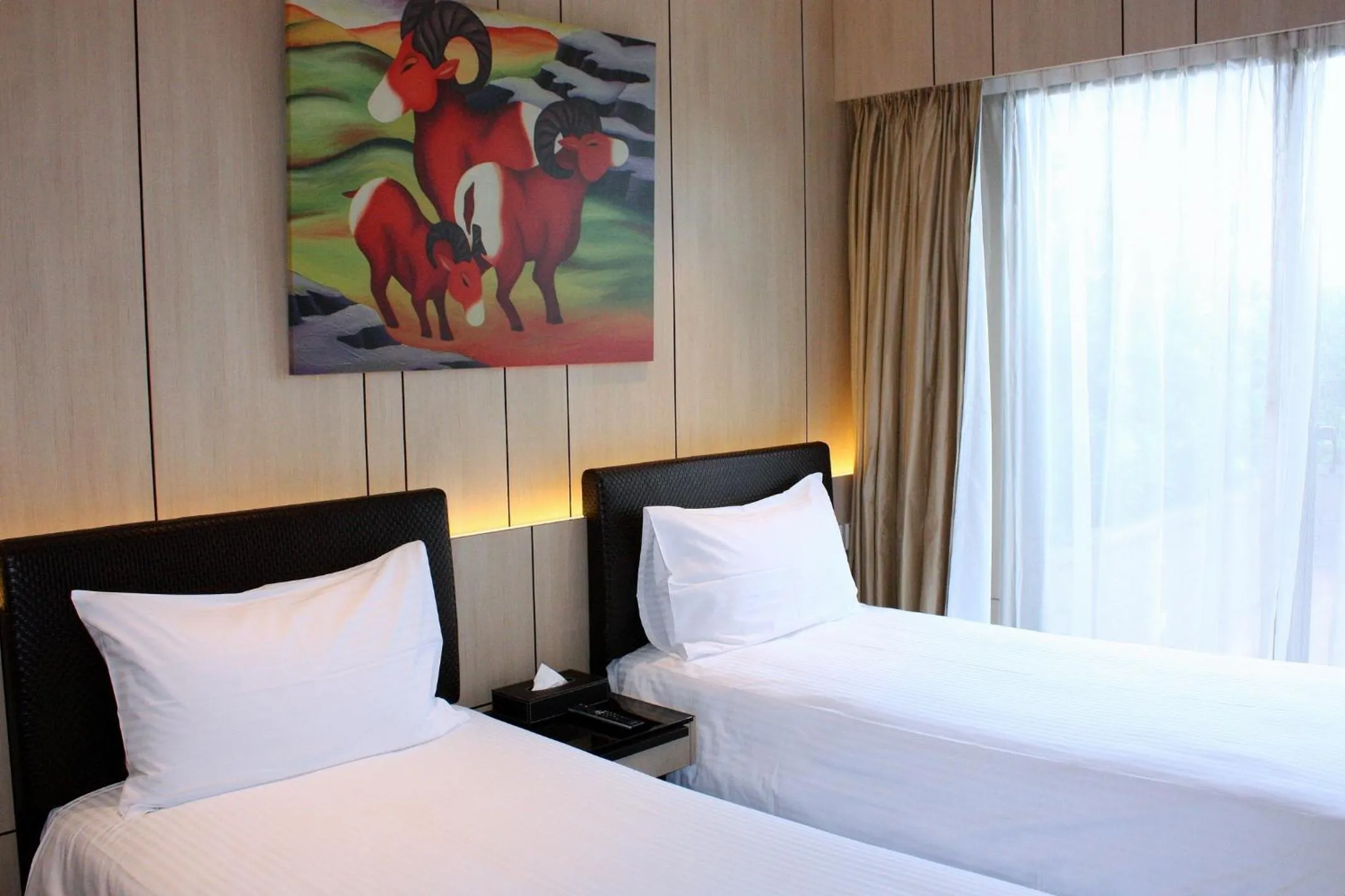 Bed in Noah’s Ark Hotel & Resort