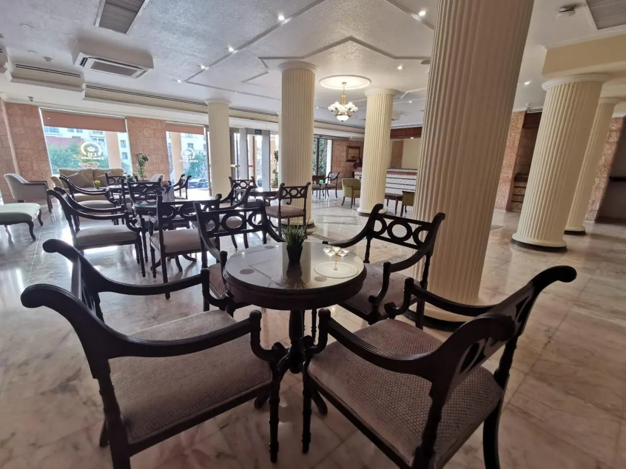 Lobby or reception in Edom Hotel