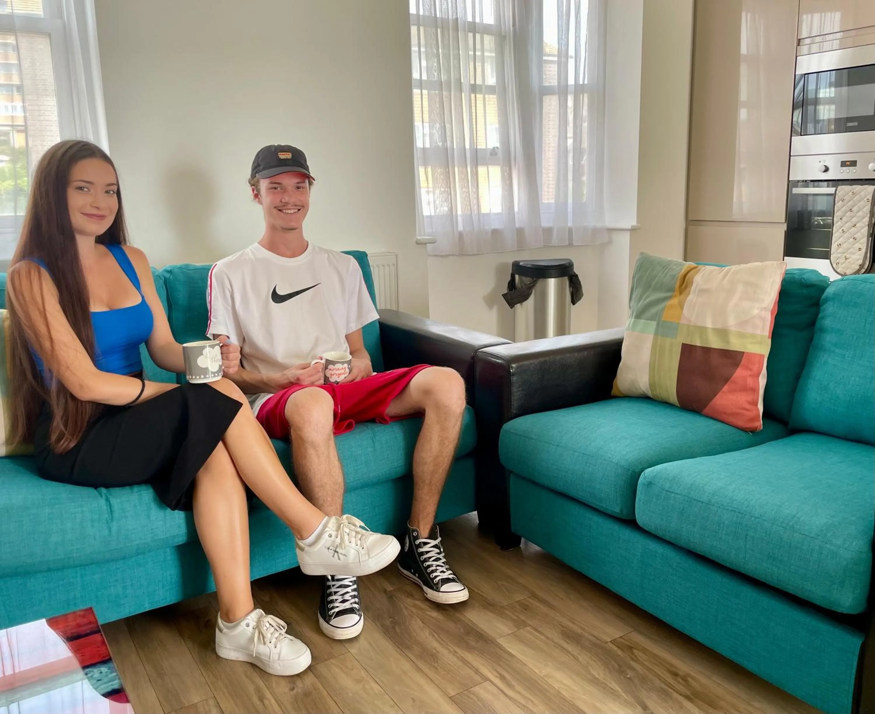 Living room in Kemp Town Sea View Balcony Apartment