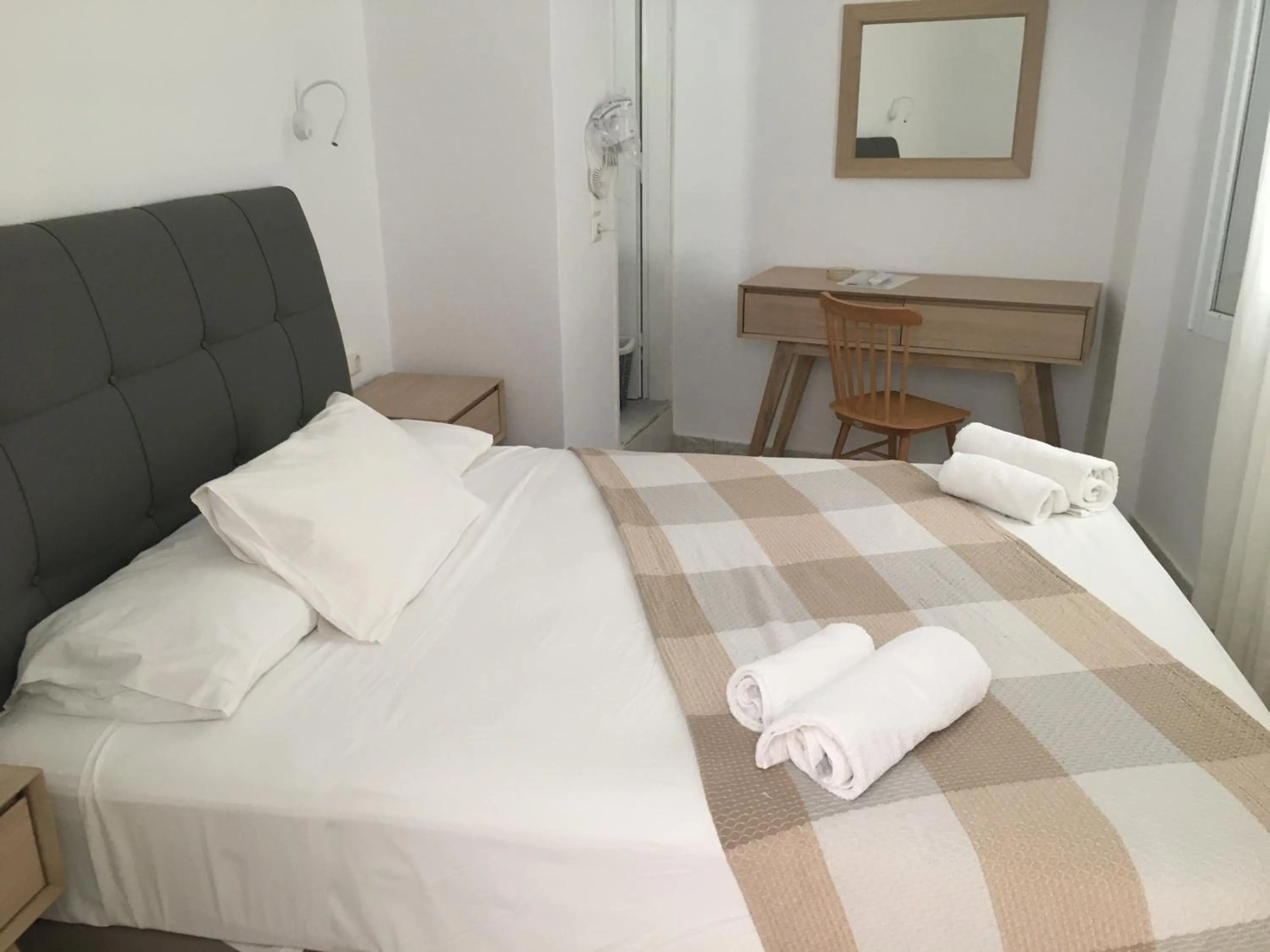 Bed in Galinos Hotel for adults only