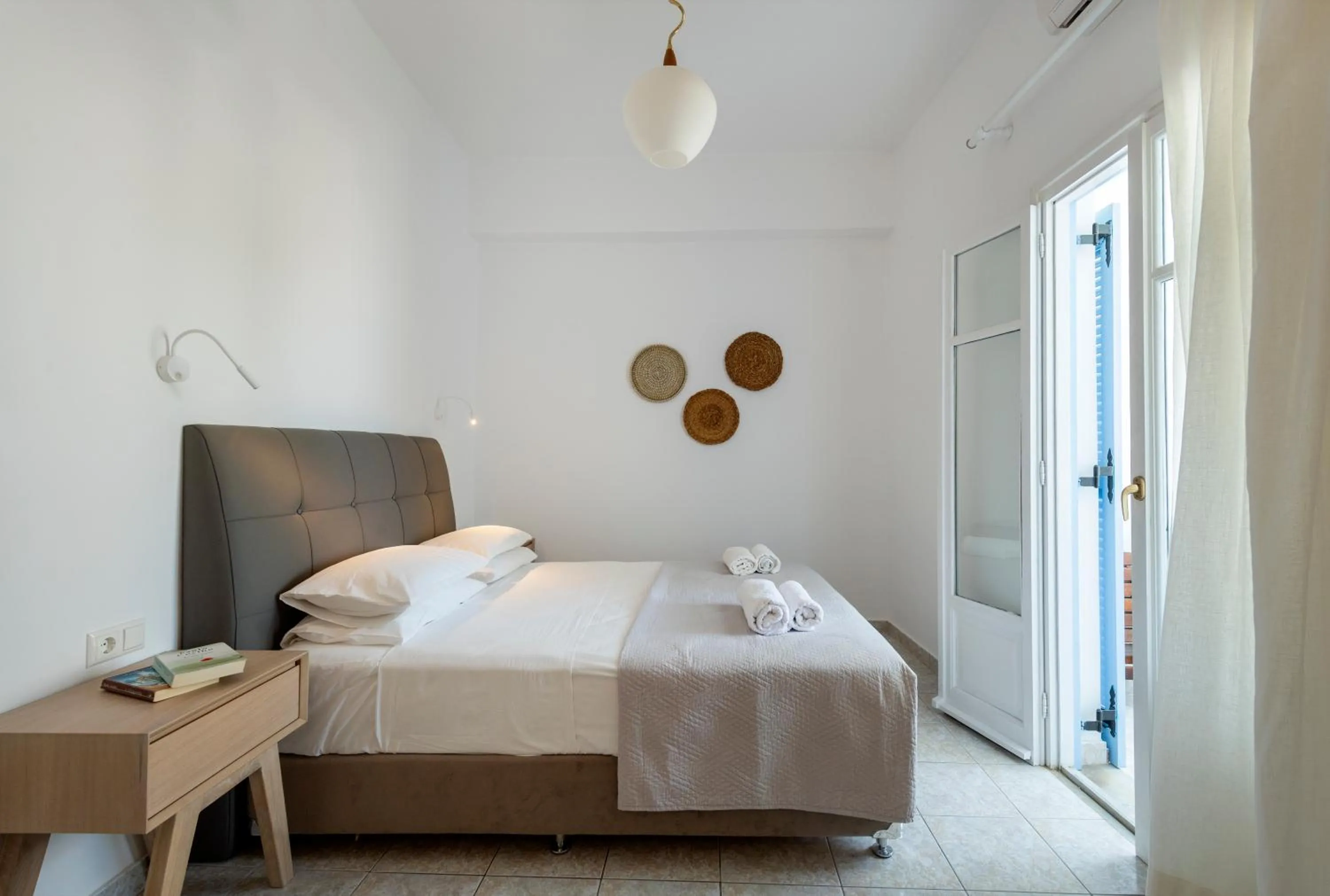 Bed in Galinos Hotel for adults only