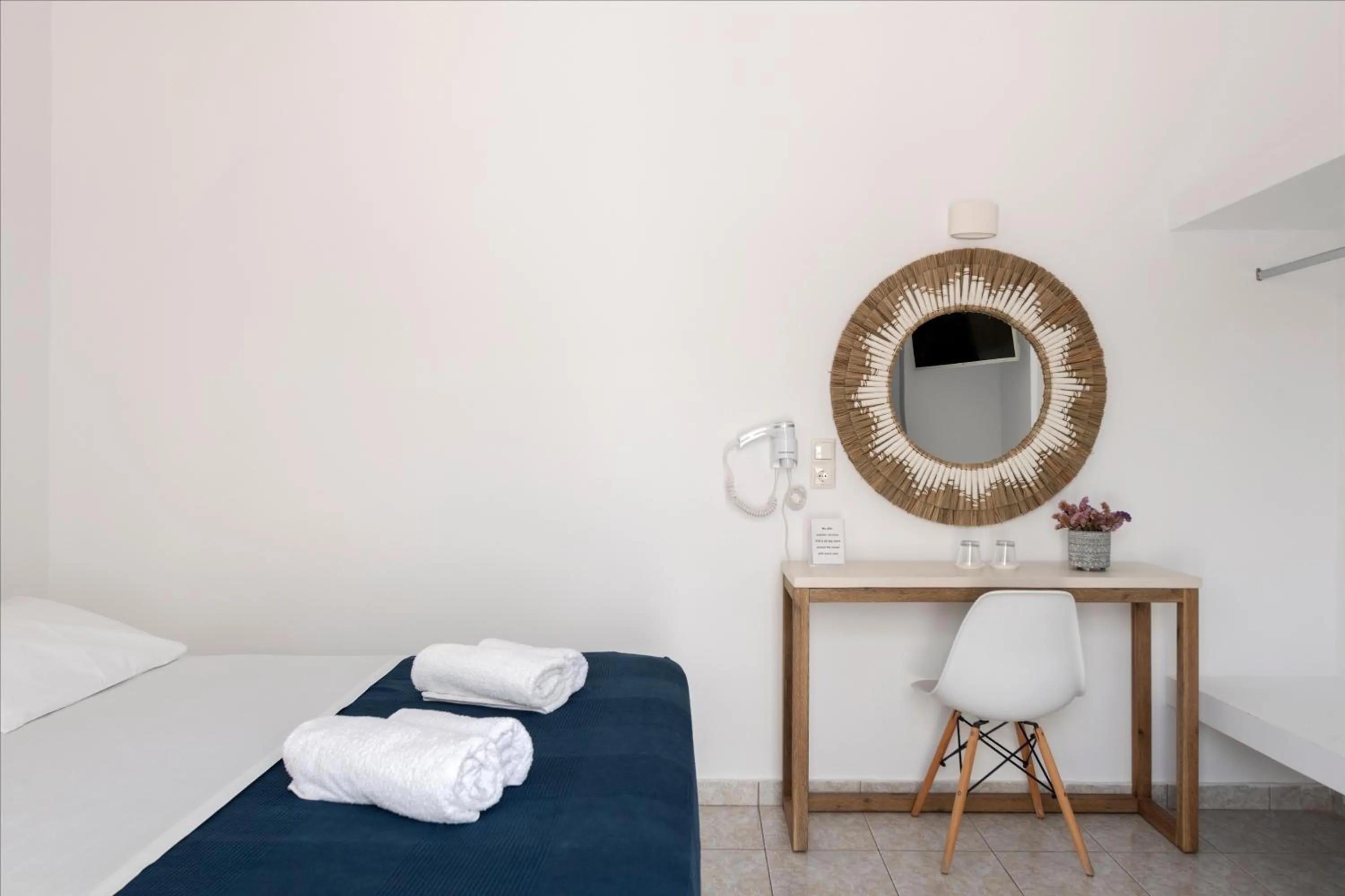 Bed in Galinos Hotel for adults only