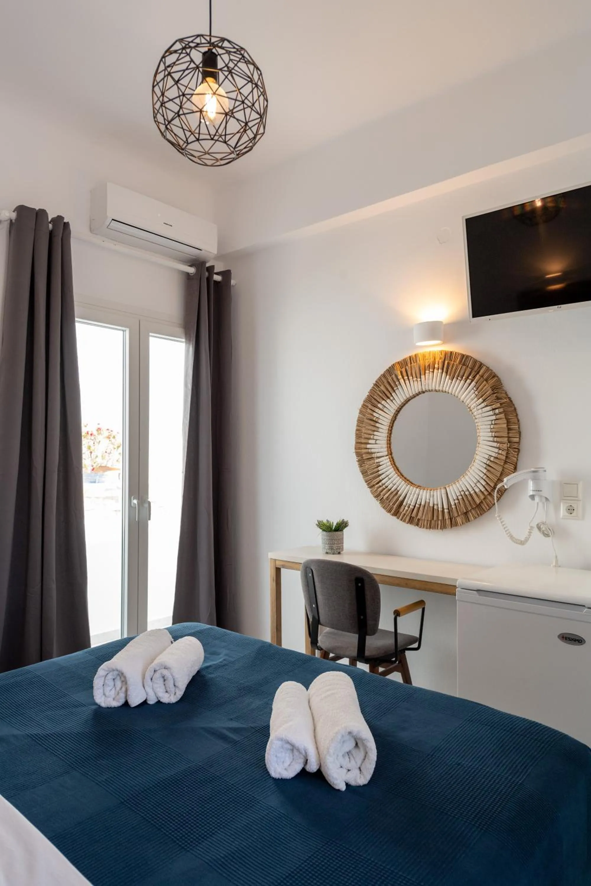 Bed in Galinos Hotel for adults only