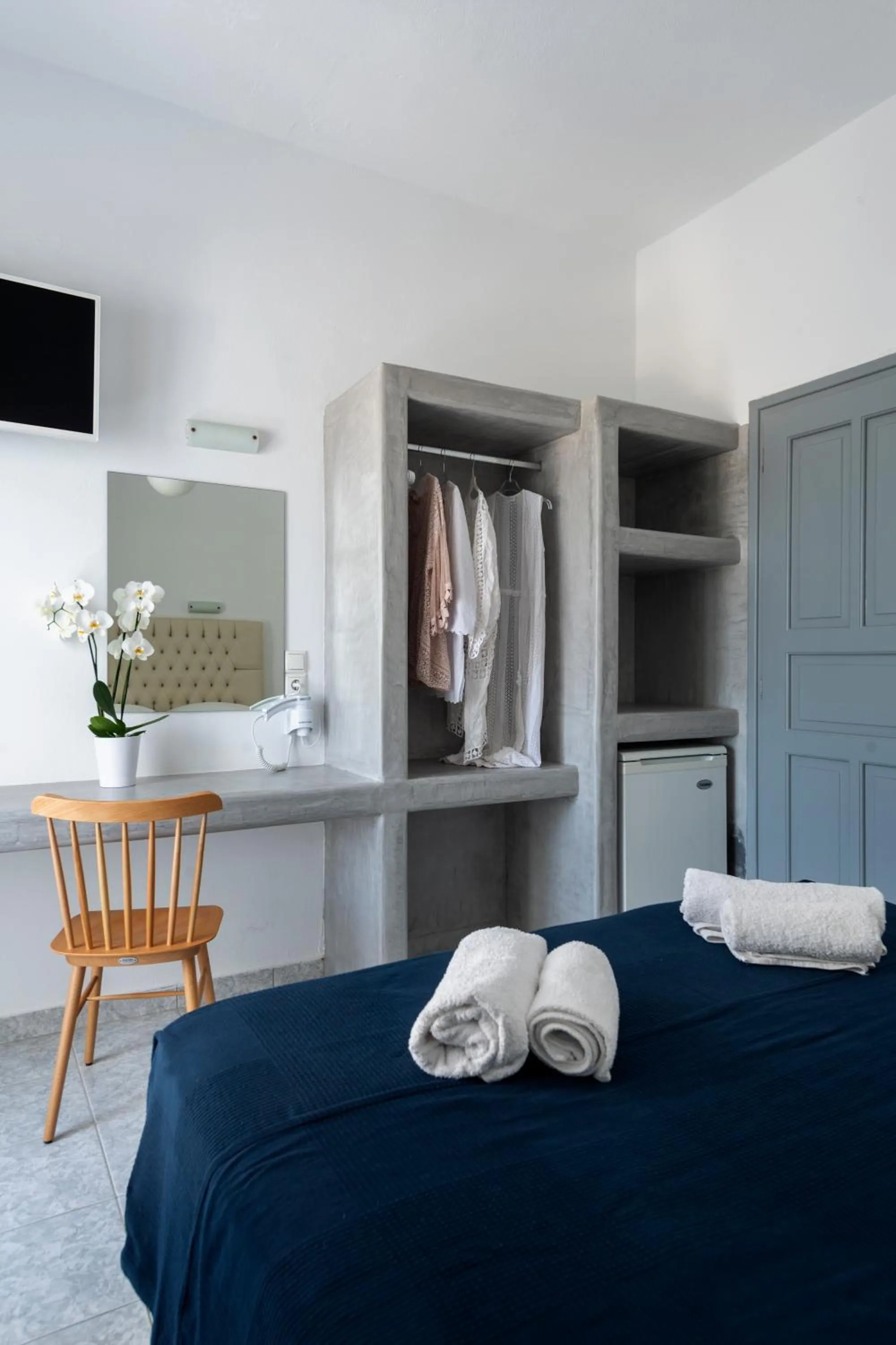 Bed in Galinos Hotel for adults only