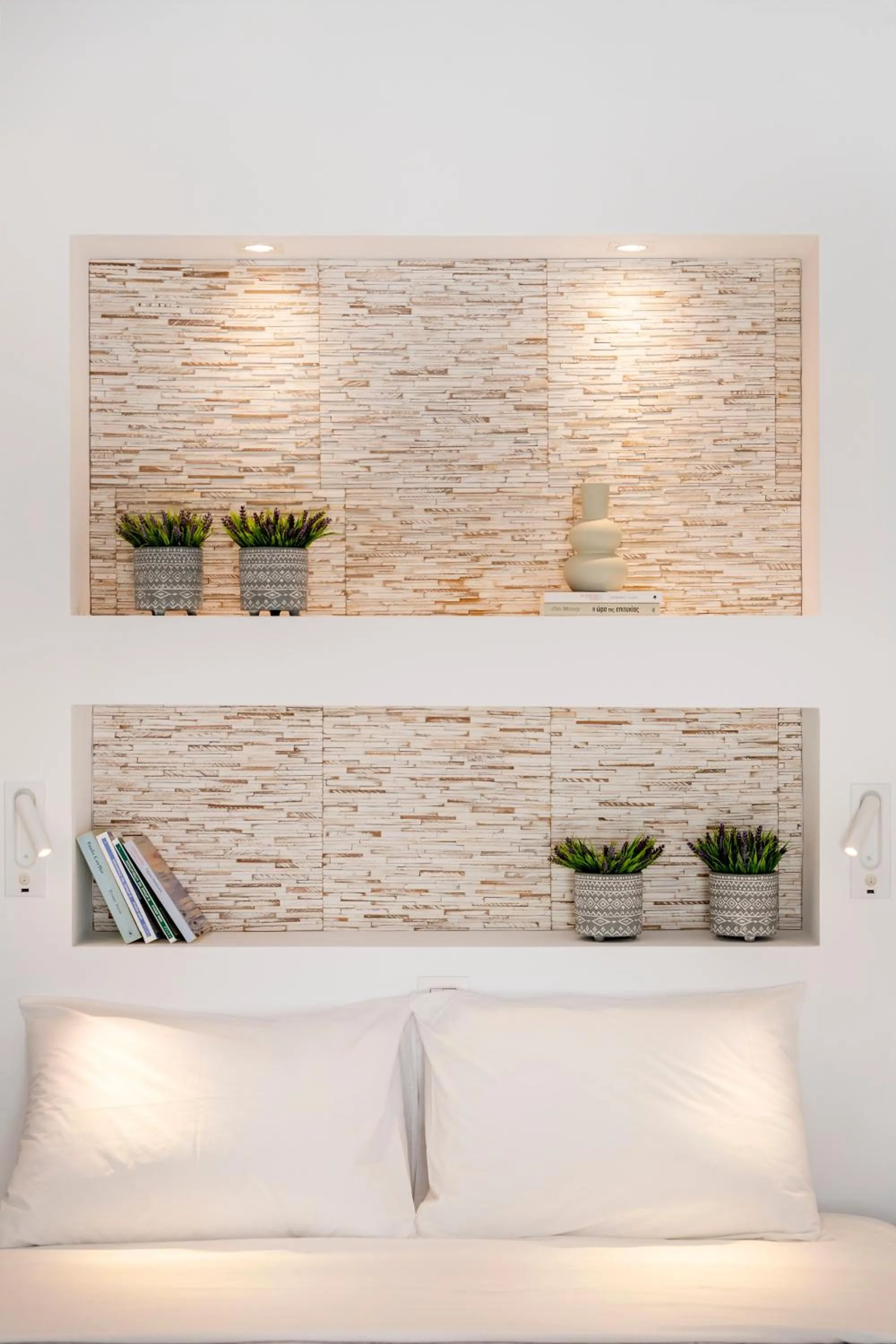 Bed in Galinos Hotel for adults only